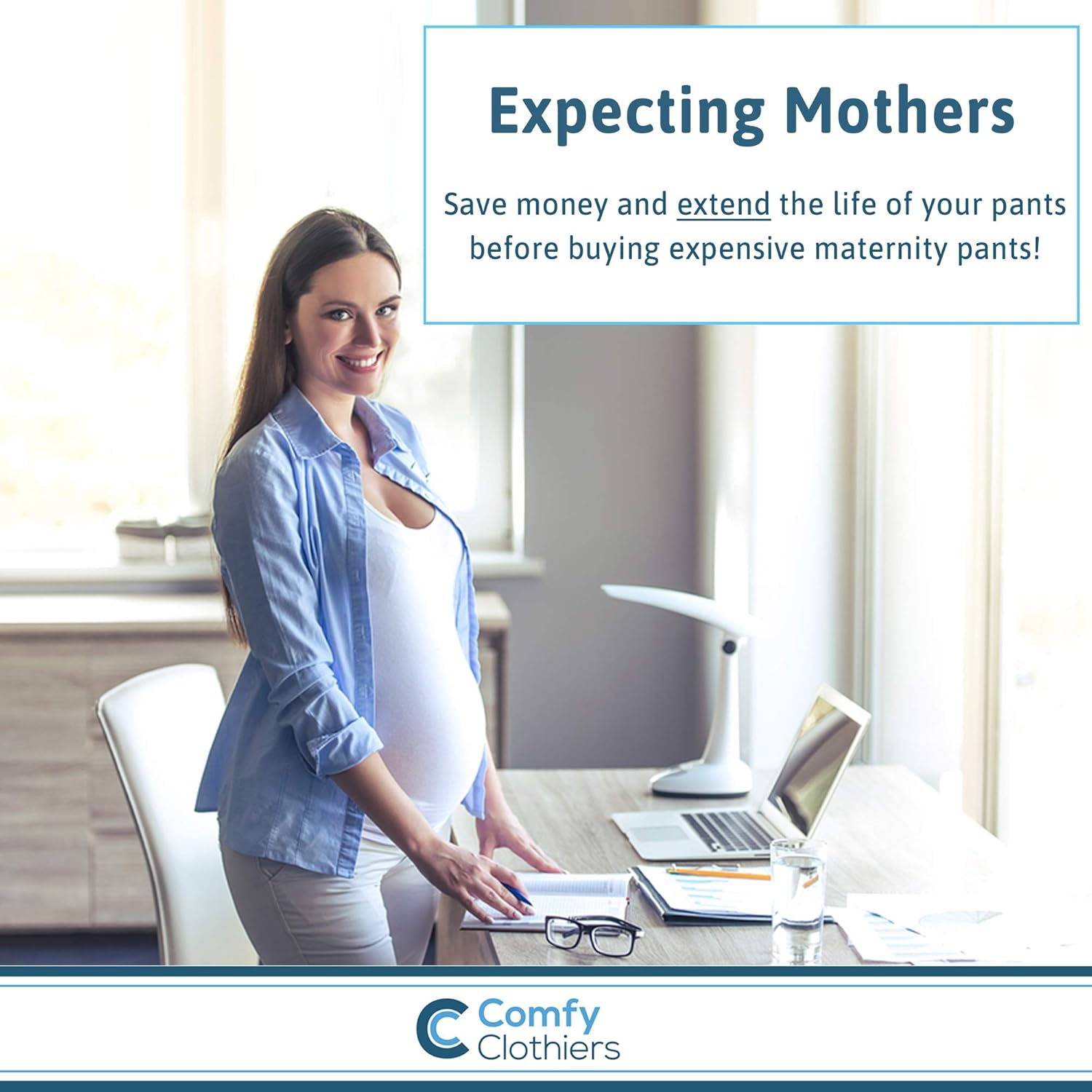 Comfy Clothiers Elastic Waist Extenders for Pants and Shorts image number 5