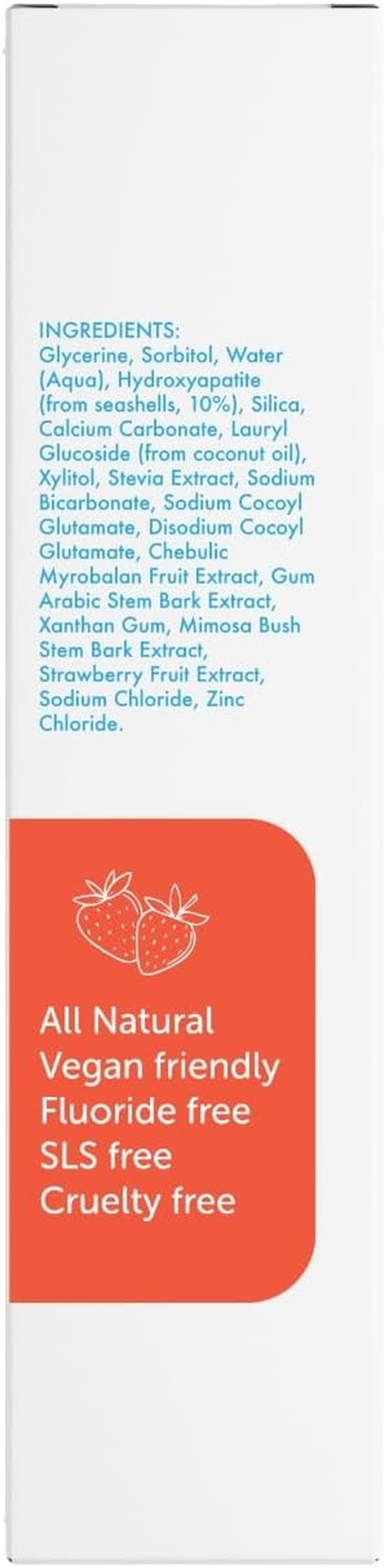 MYOSPOTS Hydroxyapatite Toothpaste - Whitening & Sensitive Care, Reinvented Oral Health with HYDROXYAPATITE, Strawberry Flavour, Fluoride & Sodium Lauryl Sulfate Free (1) image number 3