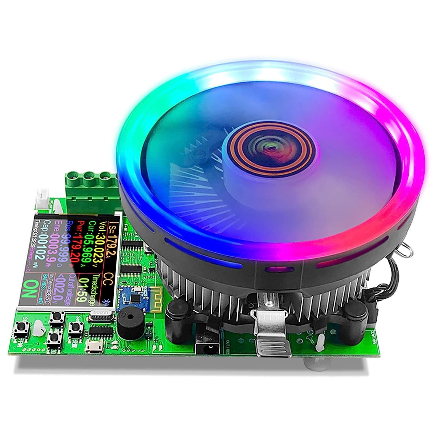 Electronic Multitester, USB Tester Electronic Load, 180 W Upgrade Discharge Power Meter Check Battery Capacity for Monitoring image number 3