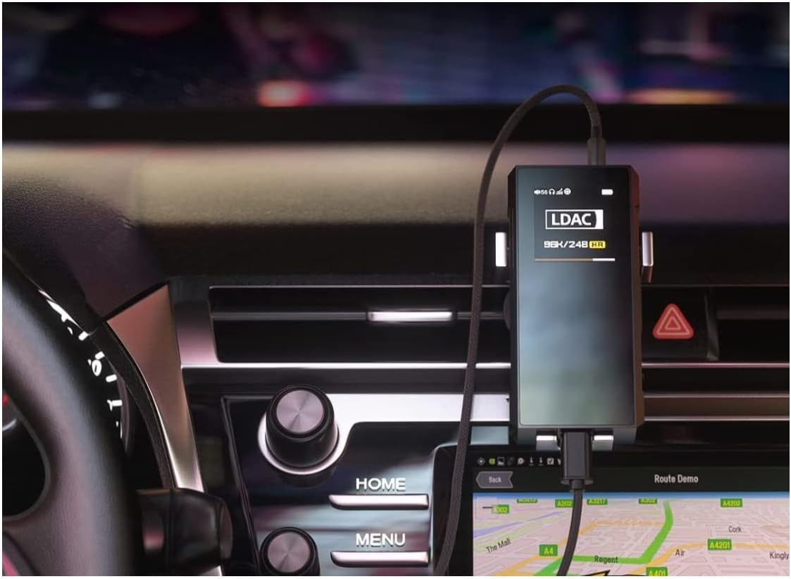 Fiio BTR7 Headphone Amp Bluetooth Receiver High Resolution Portable DAC Supports Mqa/Ldac/Aptx HD 384K/32Bit DSD256 for Phone/Pc/Car/Home Audio image number 3