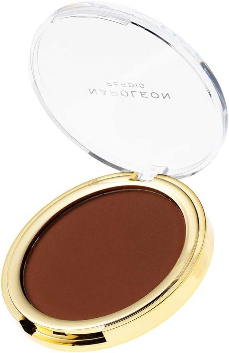 Napoleon Perdis Bronze Icon Matte | Bronzer Powder for a Sun-Kissed Look | Blendable + Buildable | Matte Finish | Argan Oil for Conditioning | Vegan & Paraben-Free | Medium (7G)