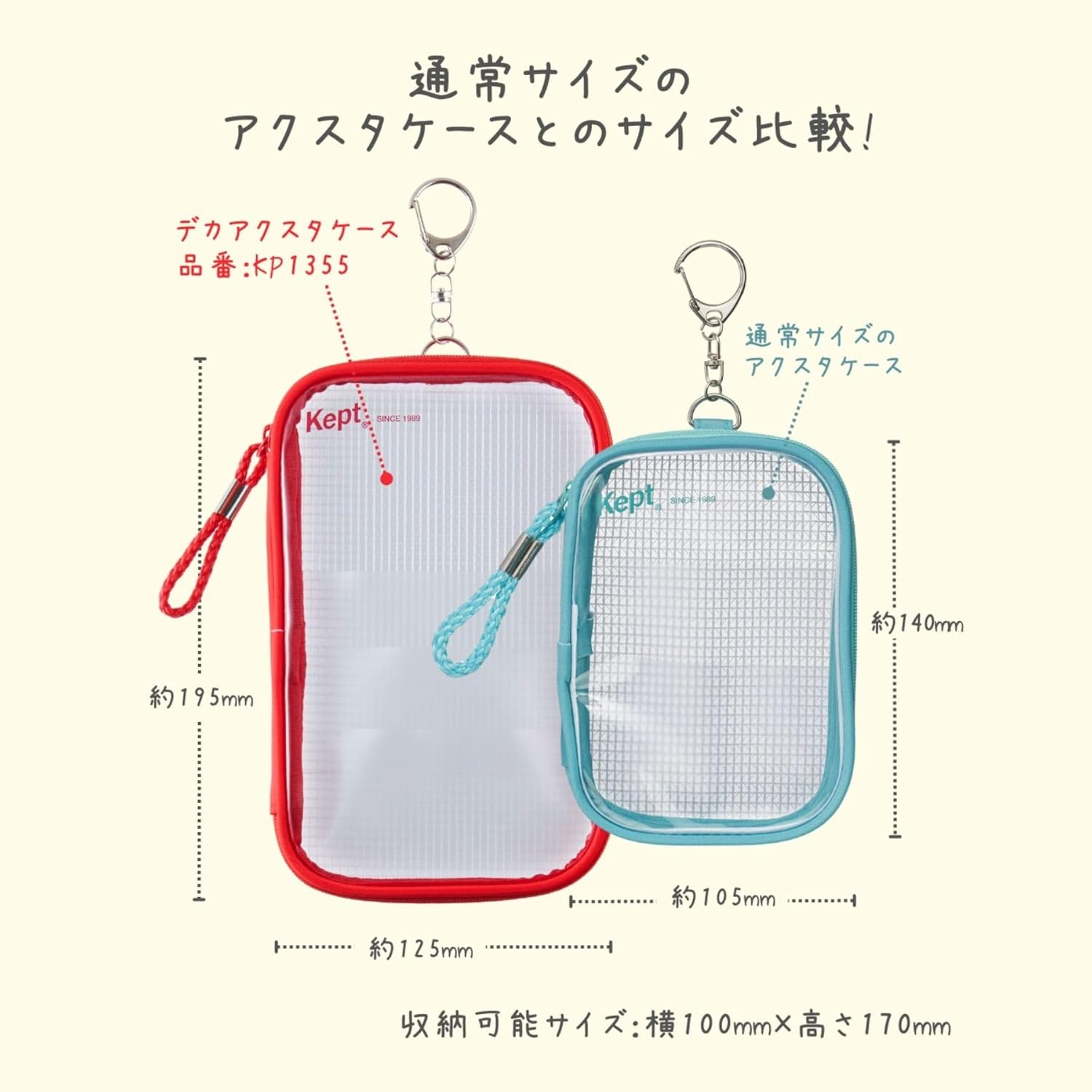 Raymay Fujii KP1355R Aksta Case, Kept Deca Case, Red image number 4