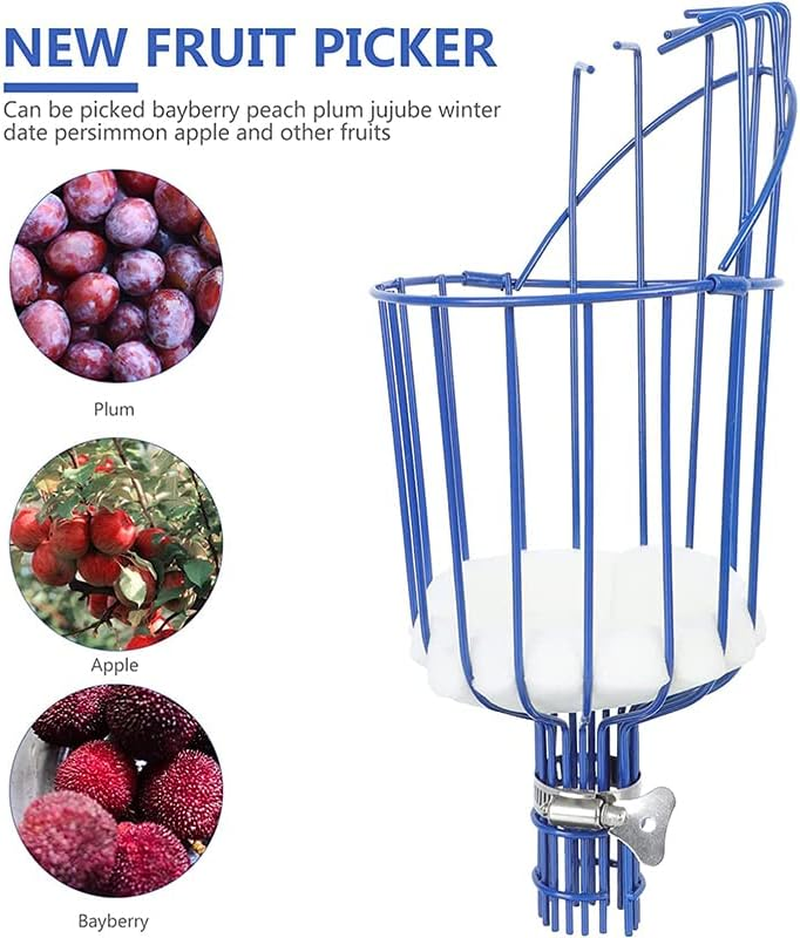 Horticultural Convenient Labor Saving Fruit Picker Tool Apple Picking Garden, Sturdy Lightweight Design, 13.6X5.7 Inches image number 6
