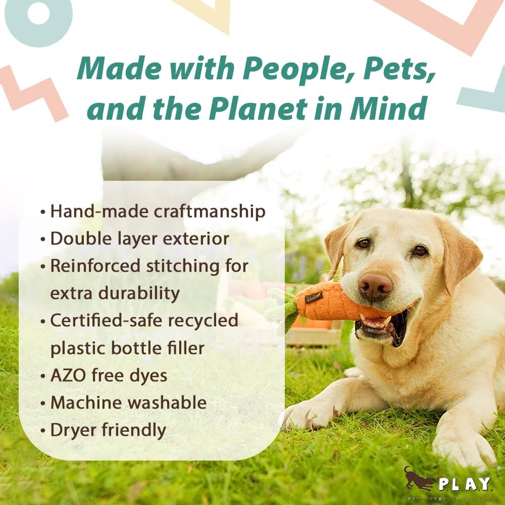 Dog Toy_Plush Toy_Carrot_Xs image number 3