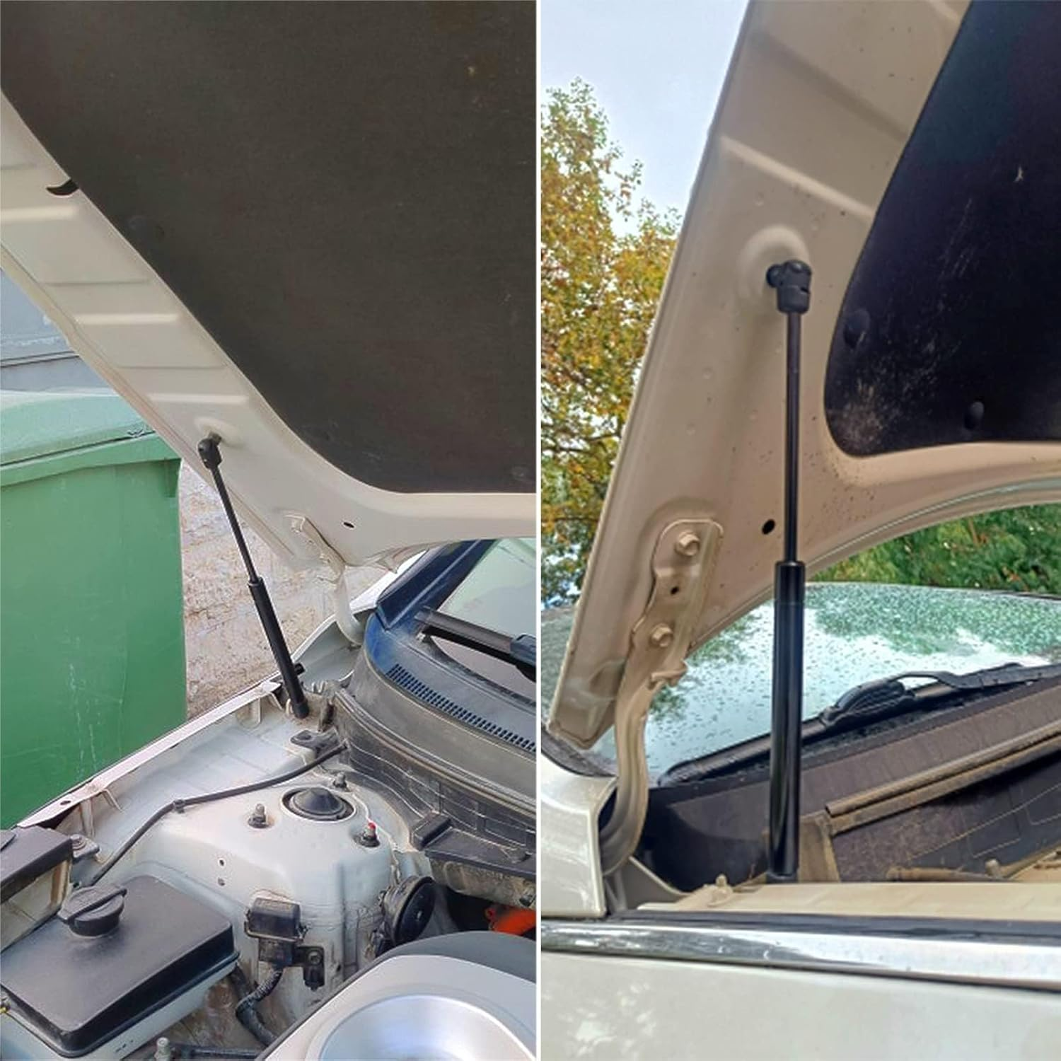 AUTOXBERT 2Pcs Front Hood Struts Lift Supports Shock Holder, Automotive Replacement Parts for Hyundai Sonata 2015-2017 Hood Gas Springs Replacement image number 4