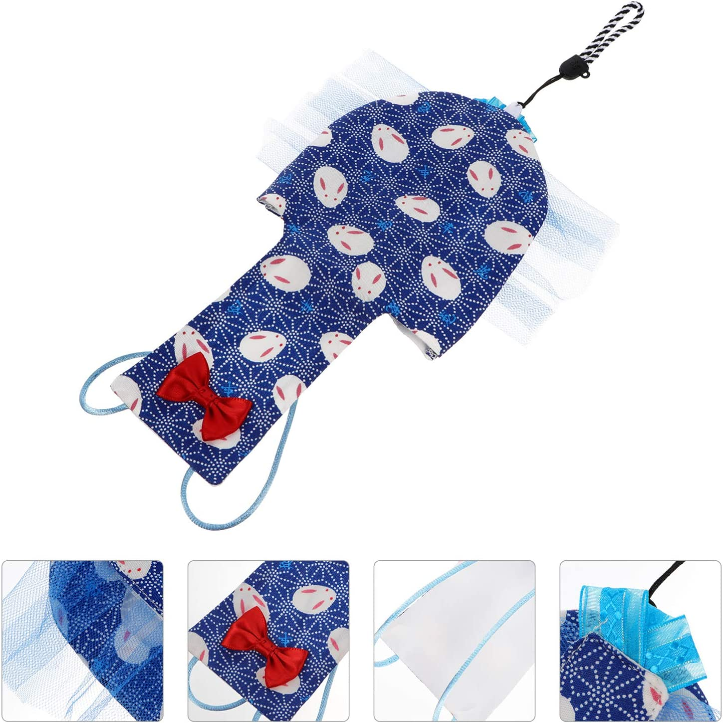 POPETPOP Bird Diaper Parrot Washable Nappies Flight Suits Reusable Pet Clothes Supplies XL image number 5