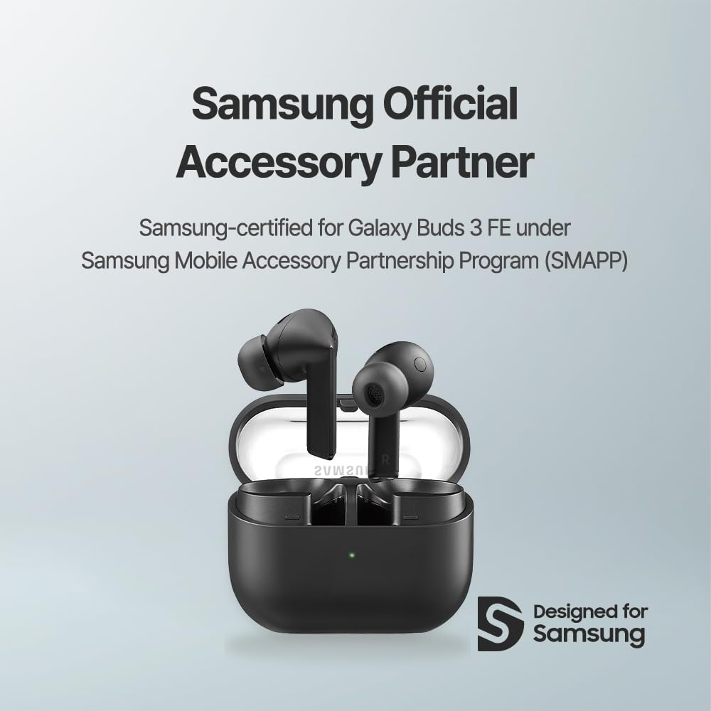 AZLA MAX for Galaxy Buds 3 FE - SMAPP Approved Medical Silicone Earbuds with Secure Fit Replacement Earbuds for Comfort and Noise Isolation (White, MS/M/L) image number 3