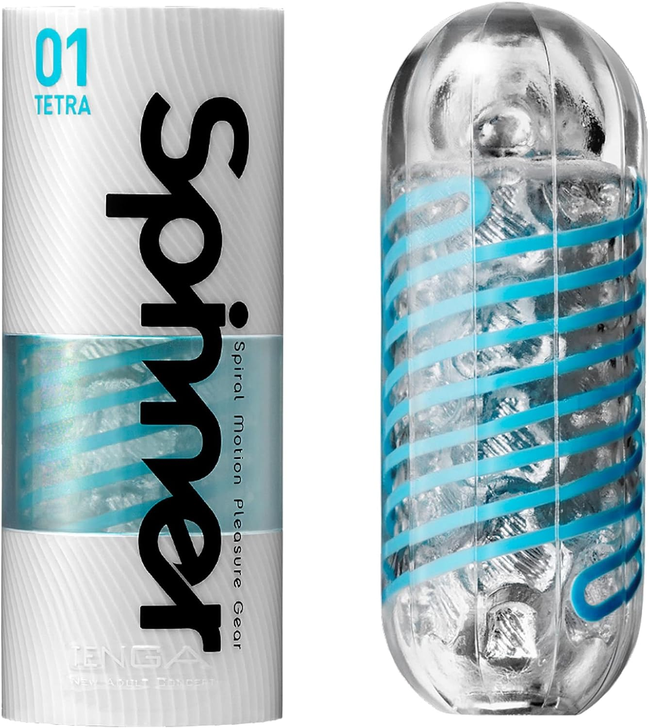 TENGA Spinner Cup Men Masturbator, Reusable Spiral Motion and Intimate Pleasure Device Male Masturber, SPN-003 SHELL image number 4