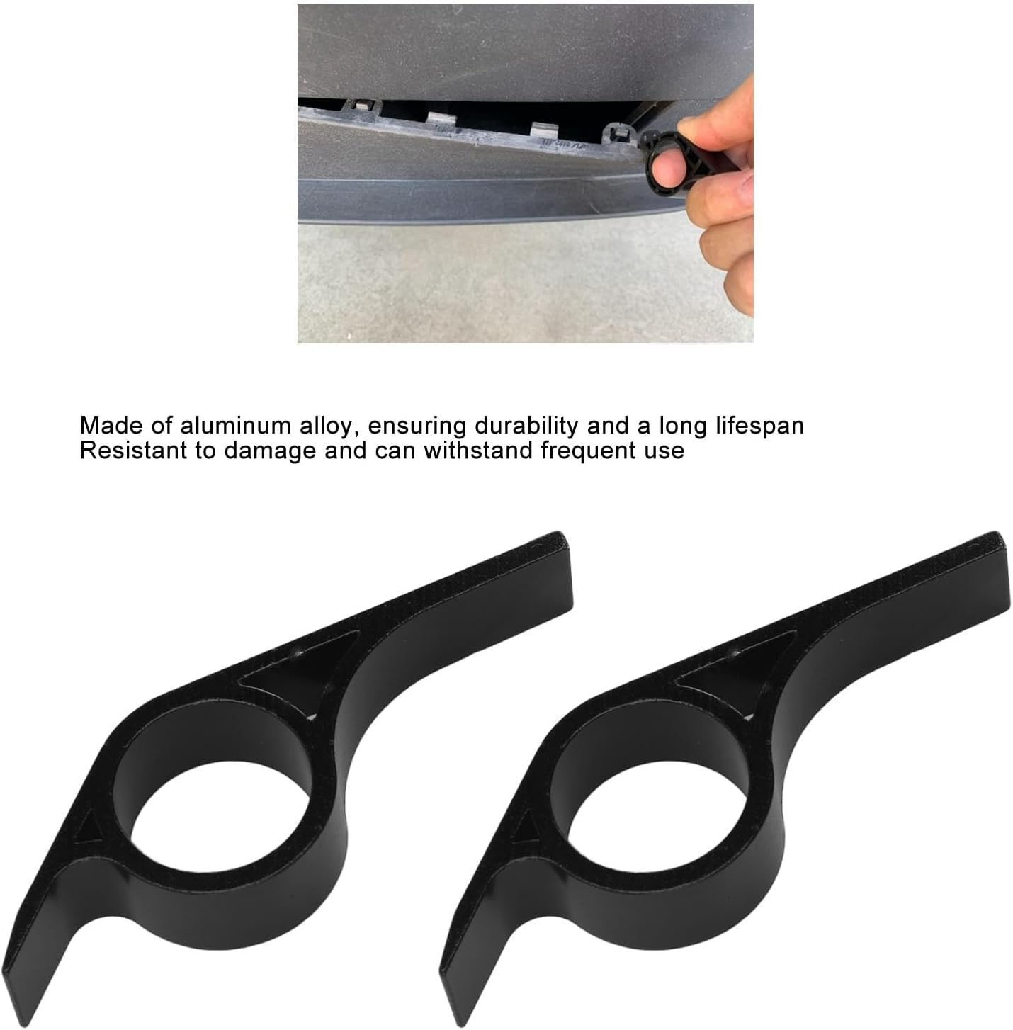 2Pcs Hitch Cover Removal Tool for Model 3 Y, Aluminium Alloy Car Trim Removal Prybar for Model 3 Y 2021 to 2023