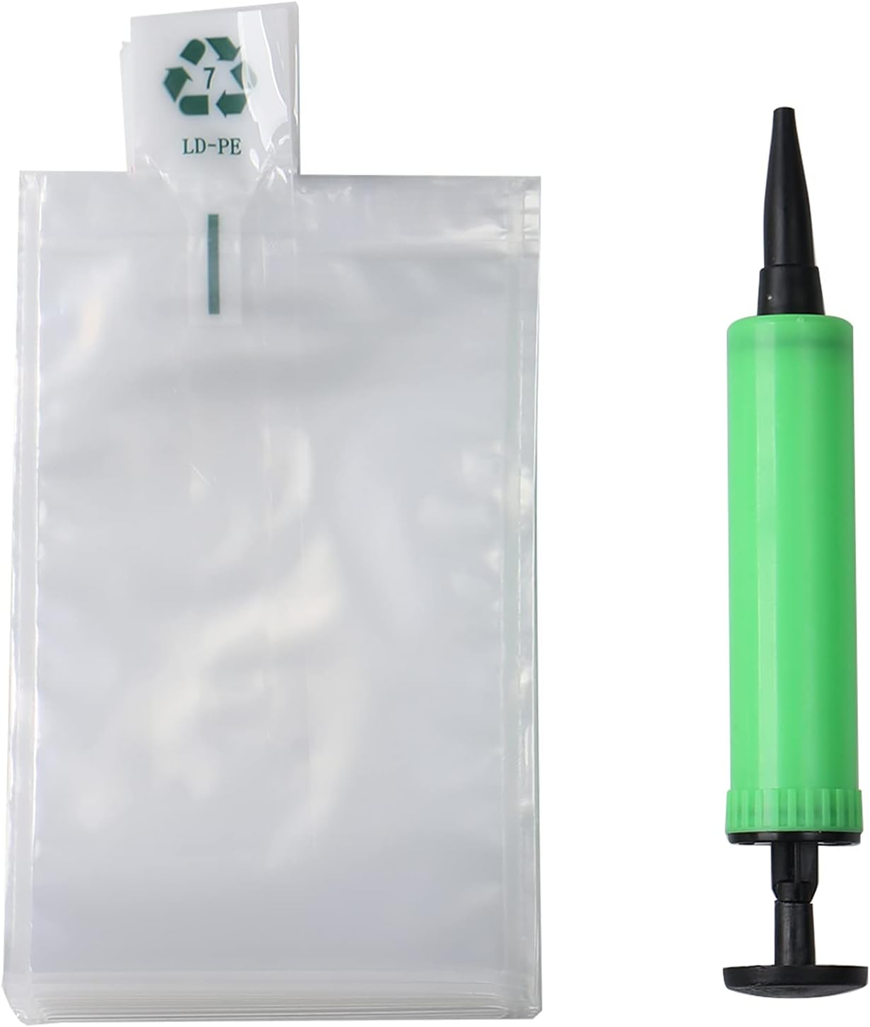 Clear Plastic Inflatable Bag with Free Pump - Air Cushion Packaging Protector - 4X6 Inches, 50 Pieces image number 3