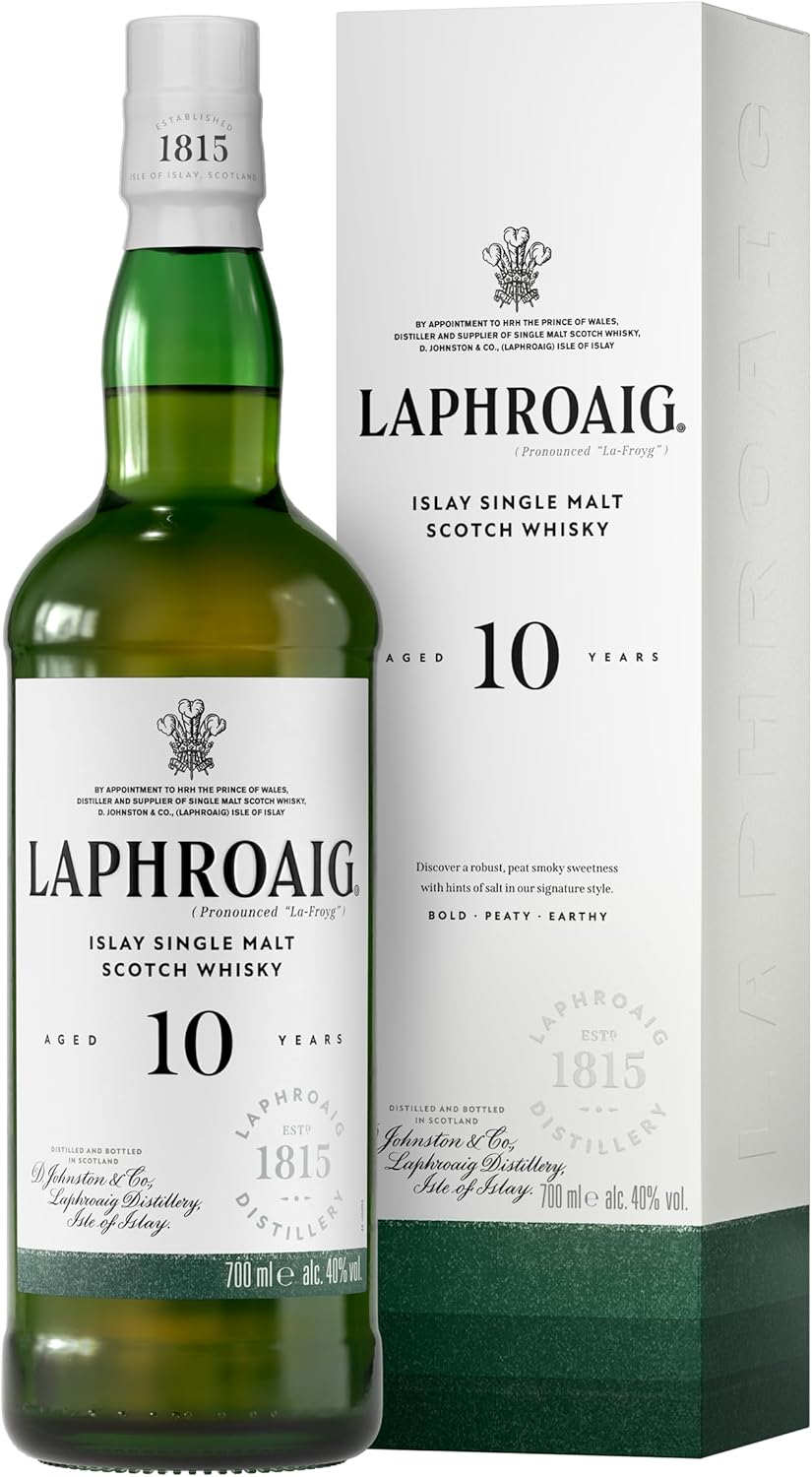 Laphroaig 10 Year Old Islay Single Malt Scotch Whiskey 700 Ml image number 1