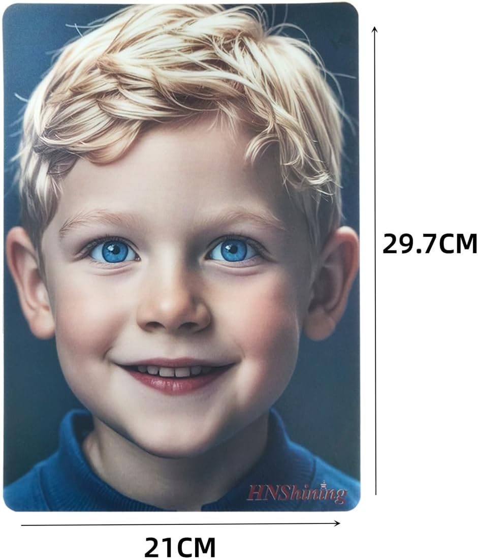 Hnshining Face Painting Practice Board,Face Paint Practice Board,Reusable Painting Exercise Template,Stage Makeup Painting Tool,Display for Stage&Home Makeup Painting (4) image number 3