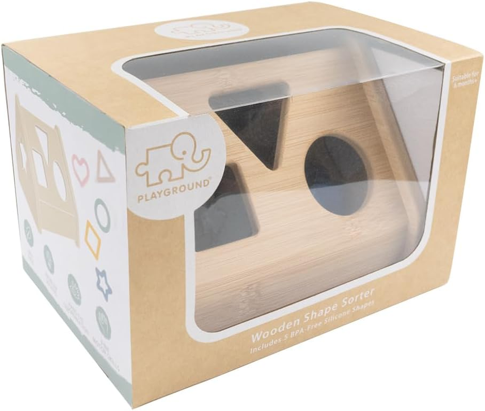 Baby Toys House Shape Sorter BPA Free Silicone Stacking & Nesting, Soft Stacker & Teethers, Squeeze Play Early Educational Learning Montessori Toys for Babies by Livingtextiles image number 4