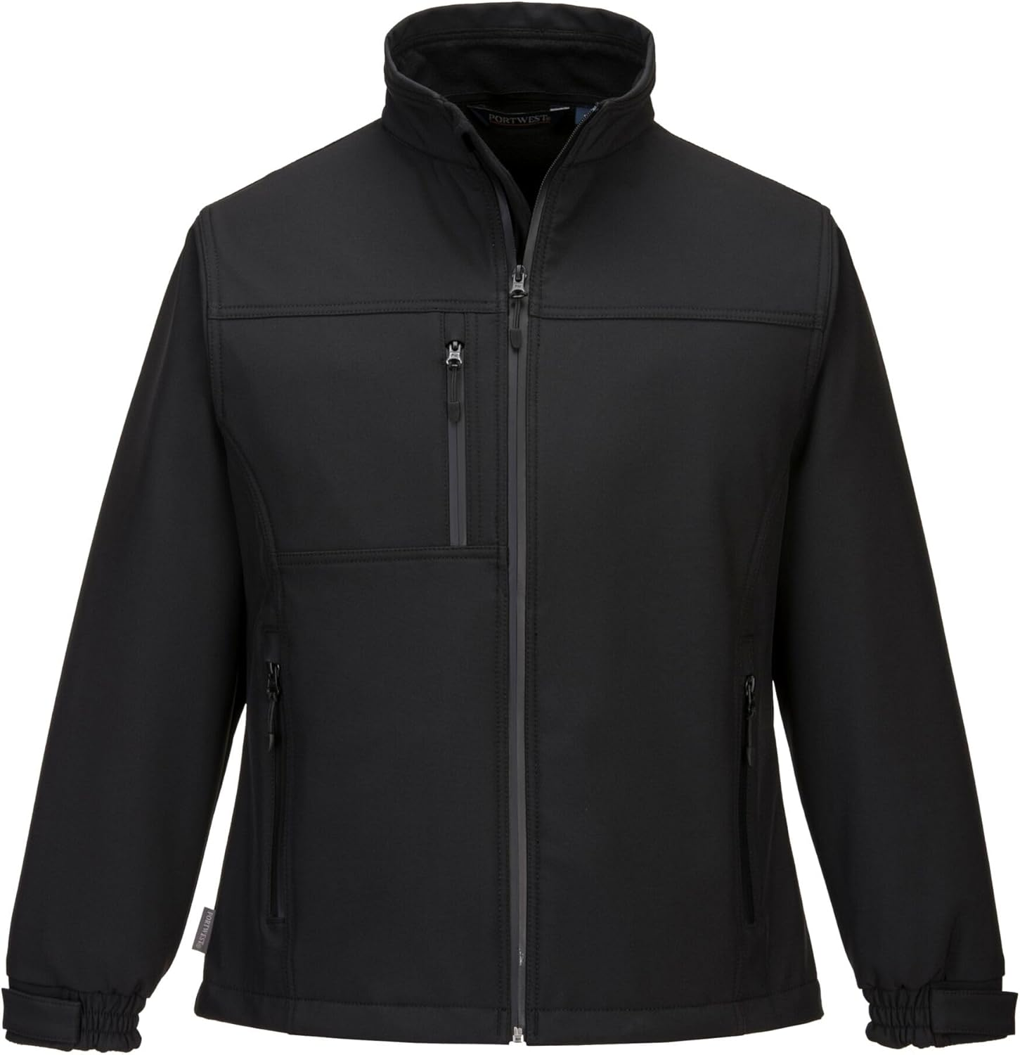 Portwest Women'S Charlotte Softshell Jacket, Black, X-Small image number 2