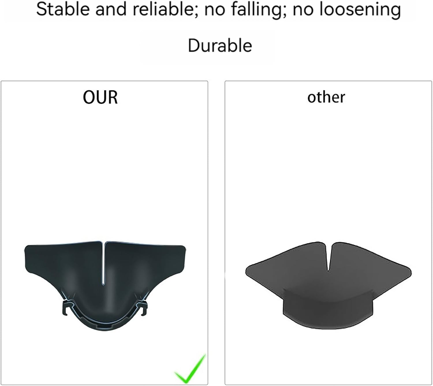 NUHFUFA 2 PCS VR Headset Soft Nose Pad Fits for Quest 3, Anti-Leakage Light Protective Nose Guard Silicone Blackout Cover Cushion VR Accessories image number 6