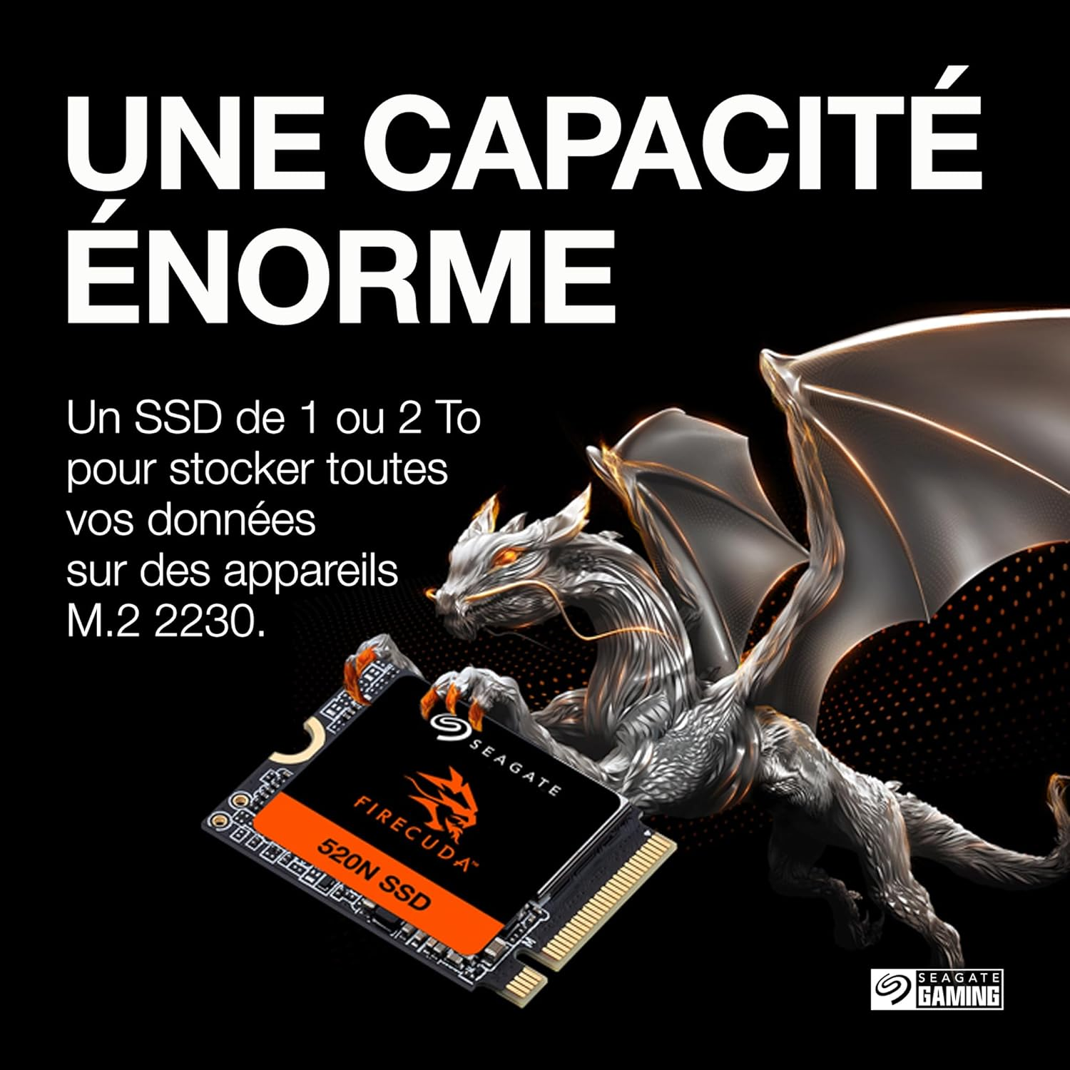 Seagate Firecuda 520N M.2 2230 SSD, 1TB image number 4