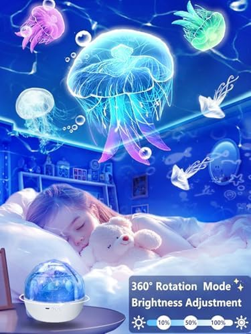 21 Sets of Films, Projector Night Light for Kids Bedroom, Ceiling, Kids Night Light Projector, Star Galaxy Projector for Baby Girls with 360&deg; Rotating, Birthday, Christmas, Nursery, Room Decor image number 3