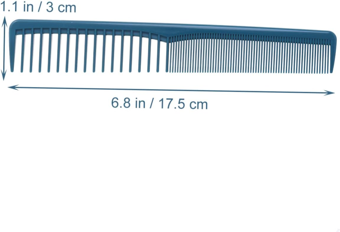 Garneck Professional Hair Cutting Comb, Blue, Made of ABS Antistatic for Thick and Curly Hair, Hairdressers and Salon Stylists image number 4
