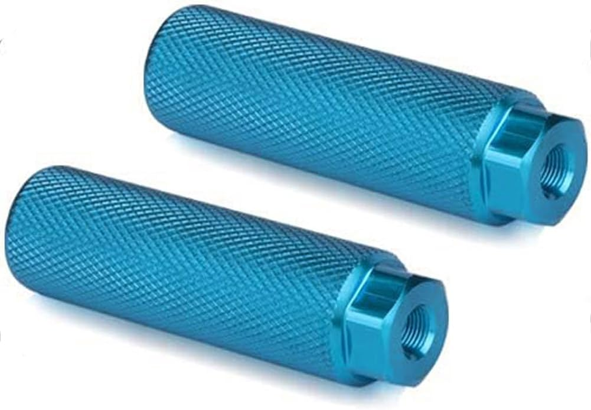 SMALLSTARIII Small Star Bike Pegs 2Pcs Aluminum Alloy Anti-Skid Lead Foot Bicycle Pegs 3/8 Inch Axles - Glode image number 7