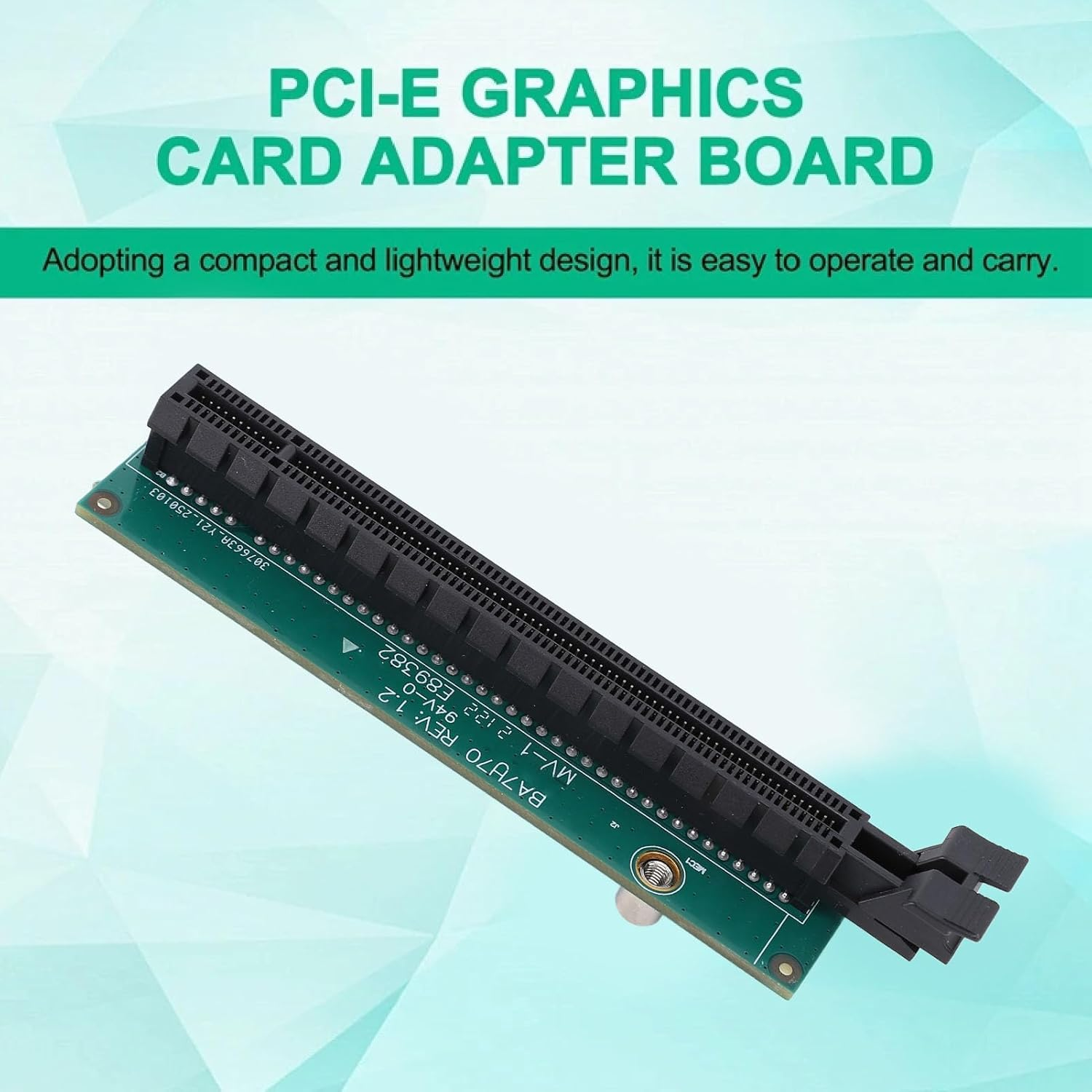 PCI E Graphic Card Adapter, Tiny 5 PCIE16 Riser Card for Thinkcentre M920Q M920X M910X M720Q P330, Computer Components 01AJ940, Support for I350-T4 4 Port NIC (With Back Plate) image number 3