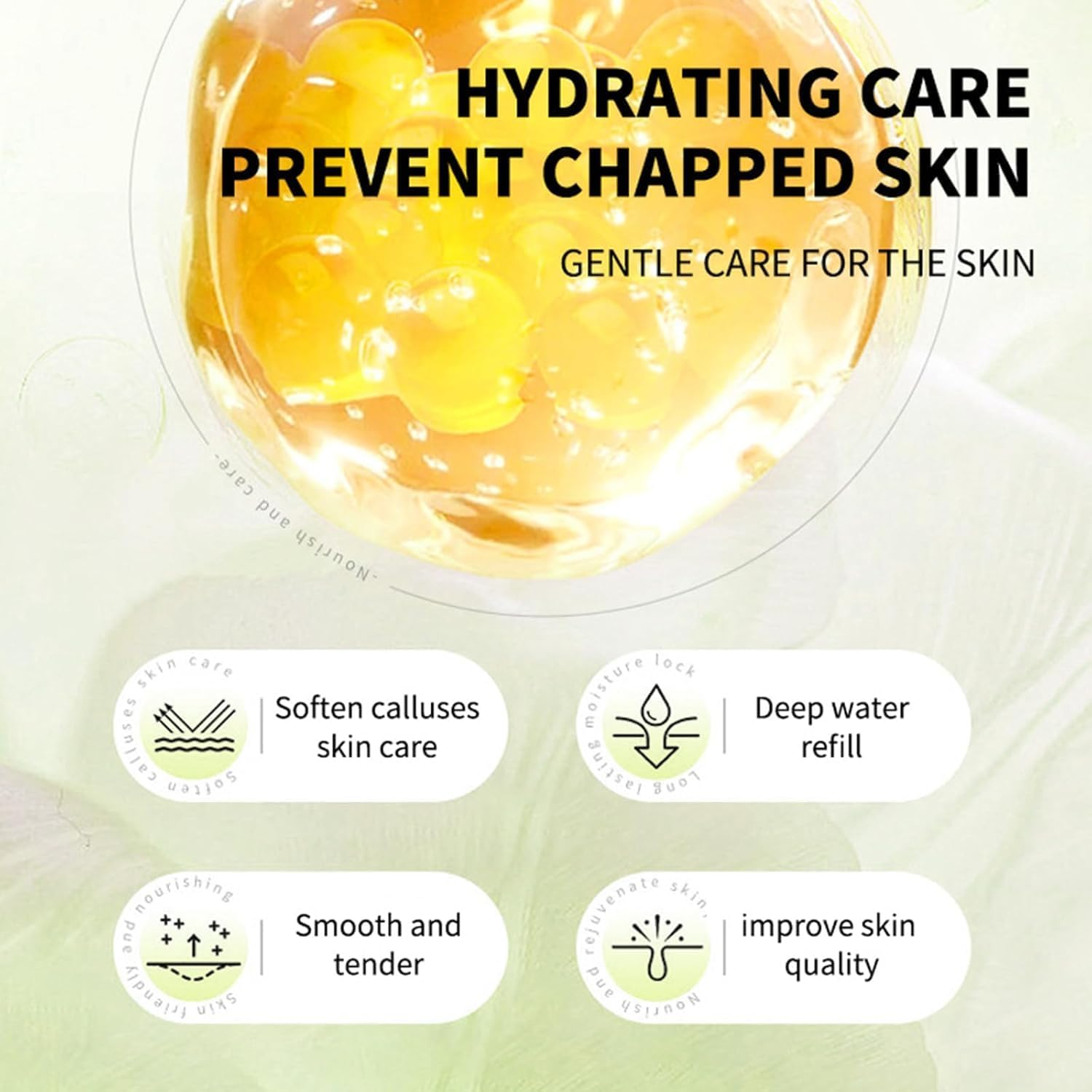 Anti-Cracking Cream, for Dry Cracked Feet and Hands, Prevent from Cracking, Make Your Feet Smooth and Soft, Deeply Moisturizing Foot Care Plant Squalane (Blue, 65G) - Blue image number 2