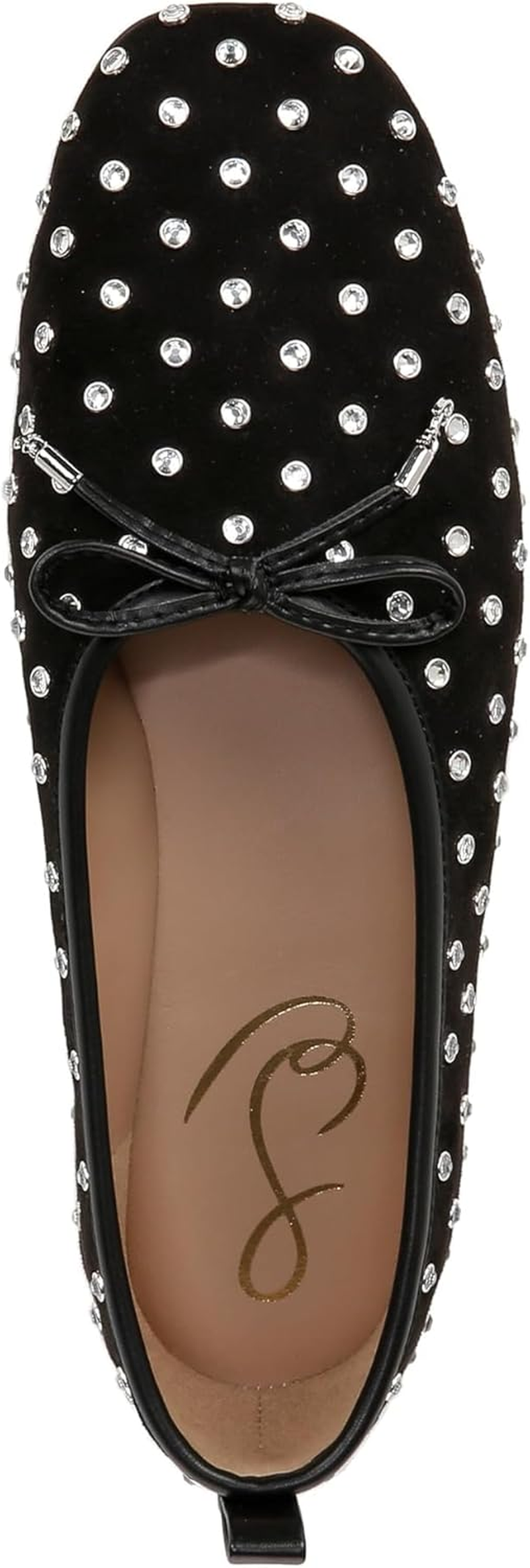 Sam Edelman Women'S Ari Ballet Flat, Black Suede, 11 image number 5