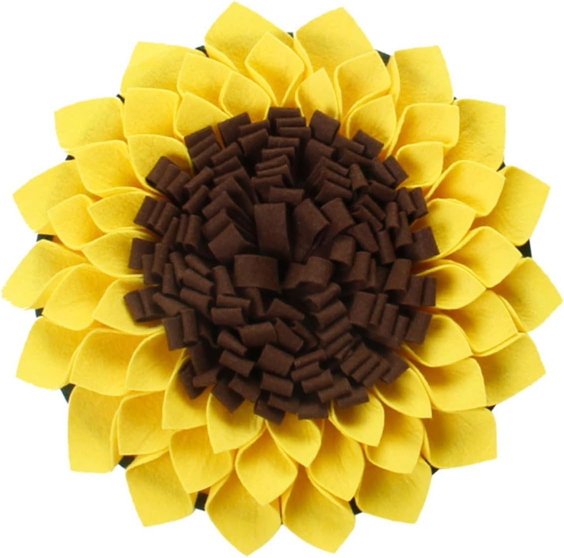 HAPINARY Sunflower Snuffle Mat for Dogs Interactive Foraging Training Pad Pet Feeding Mat Encouraging Natural Foraging Skills for Engaging Boredom and Reducing Stresspets image number 2