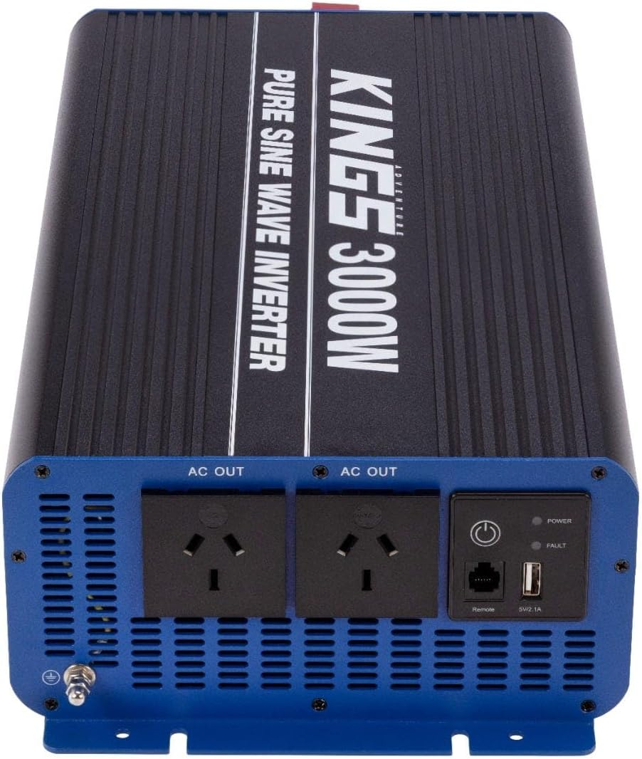 Kings 3000W Pure Sine Wave Inverter | 3,000 Watts | Pure Sine Wave | AGM and Lithium Compatible image number 3
