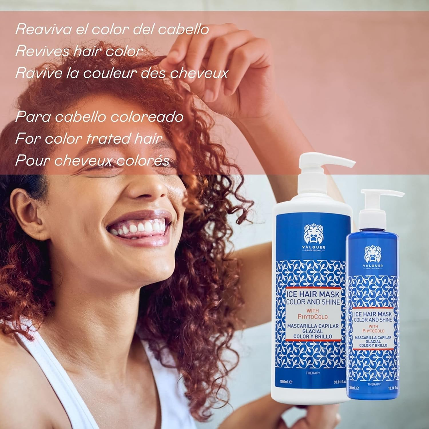 V&aacute;lquer Ice Hair Mask Colour and Shine 300 Ml image number 3