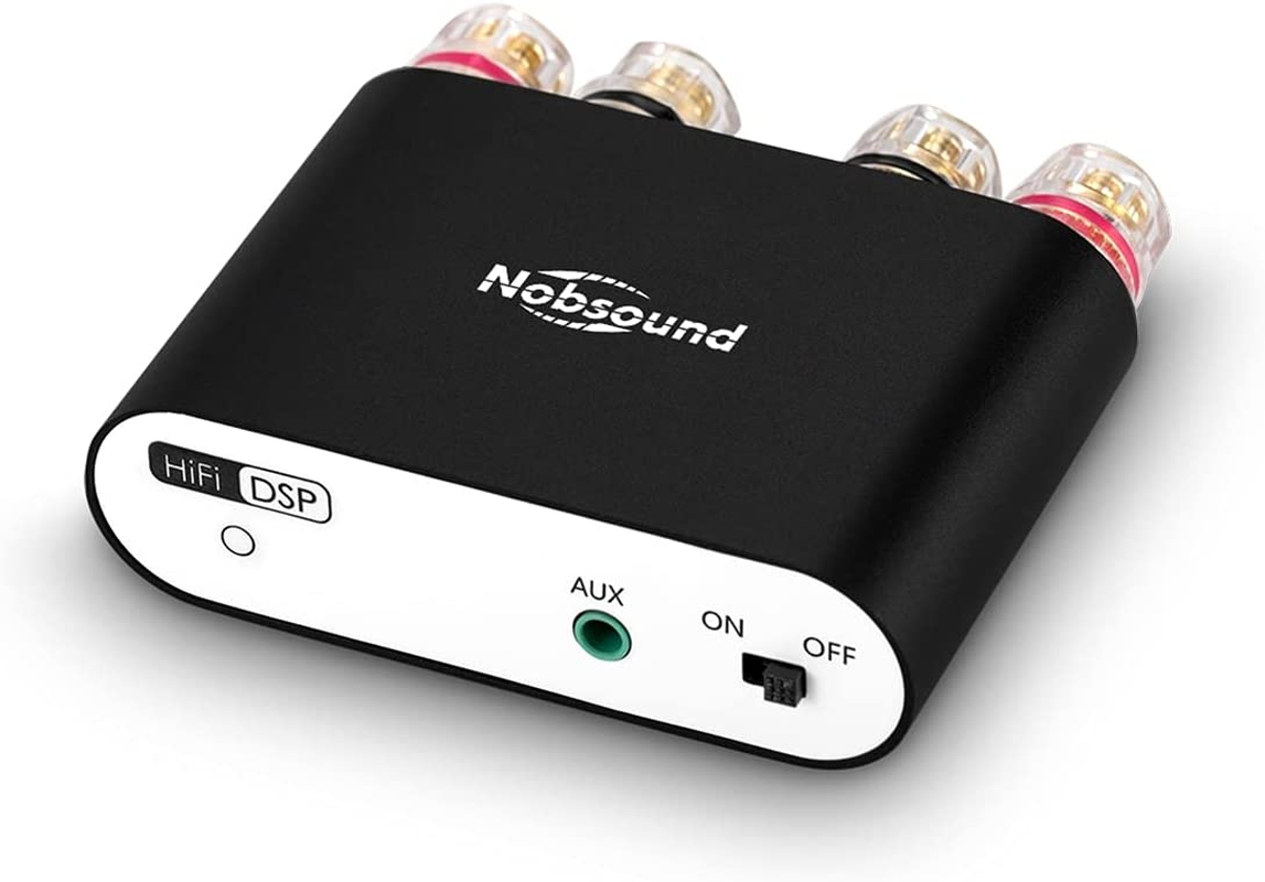 Nobsound NS-10G PRO 100W Bluetooth 5.0 Power Amplifier 2.0 Channel Stereo Audio Amp Wireless Receiver Hi-Fi DSP Home Speaker (Black) image number 5