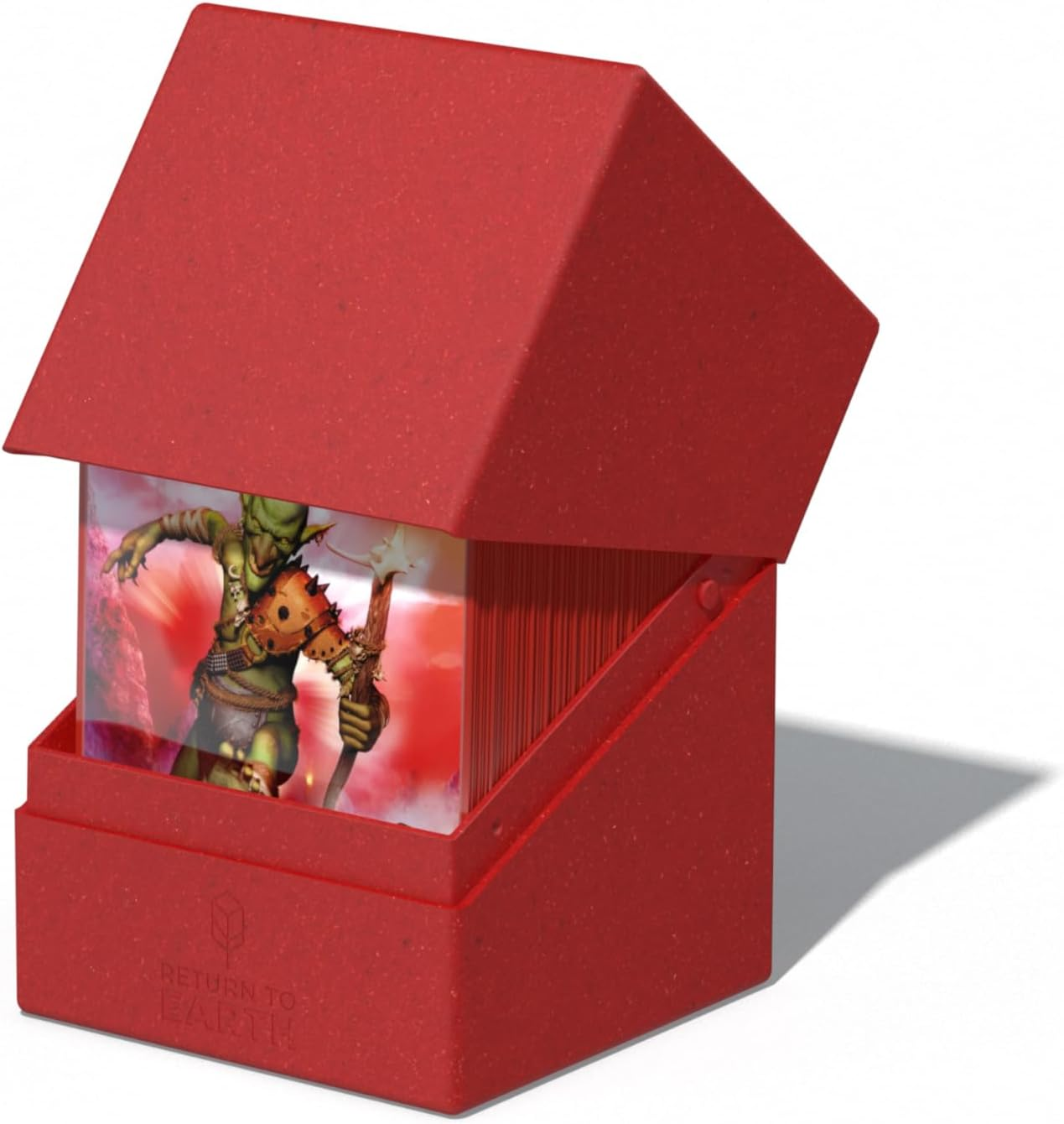 Ultimate Guard Return to Earth Boulder Deck Case 100+ Standard Size Red) image number 2