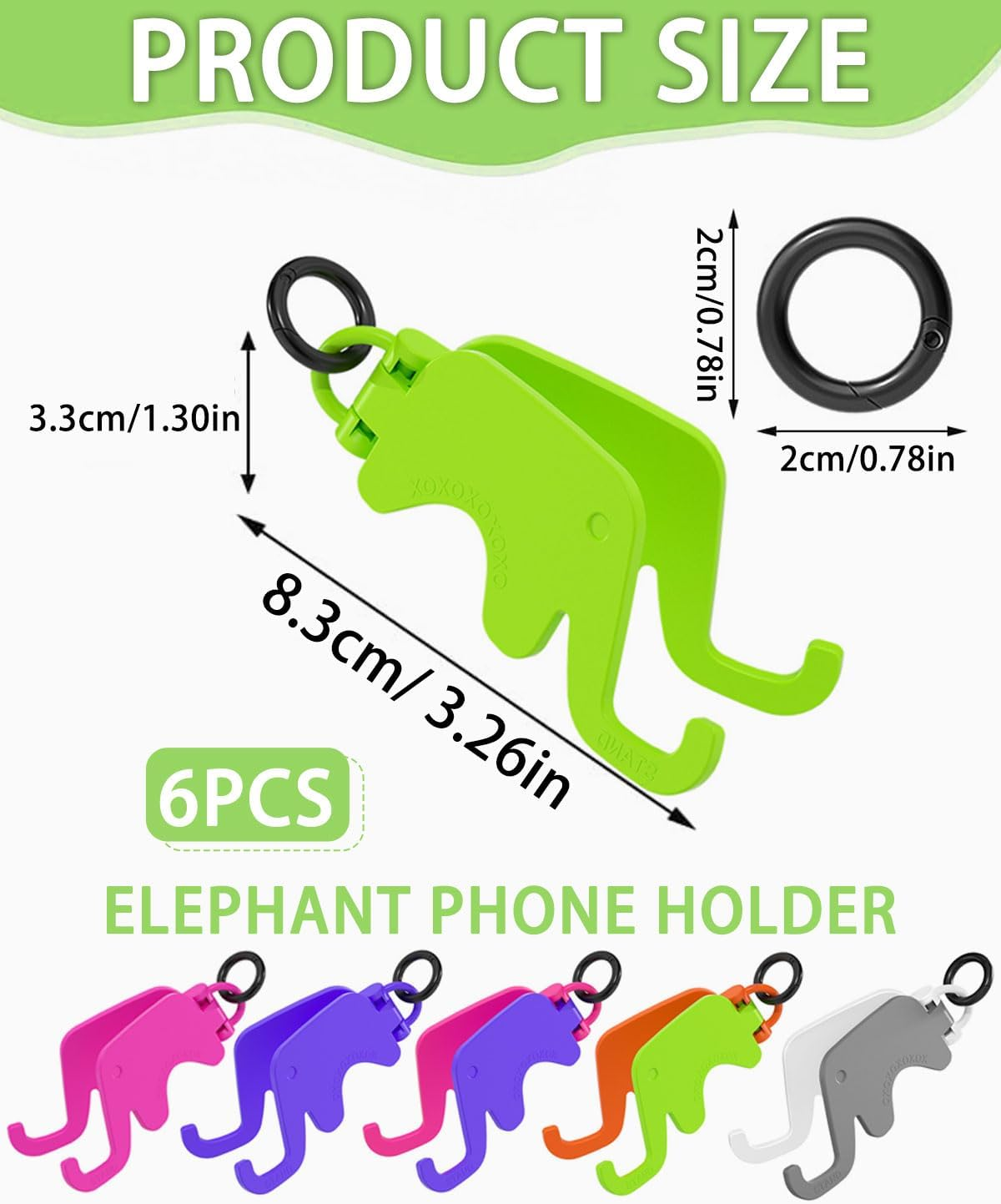 MYGLOAR Pack of 6 Mobile Phone Stands, Triangular Stand, Foldable Mobile Phone Stand, Universal Portable Stand, Compatible with Iphone 14 Pro Max 13 12 11 / Huawei/Galaxy S23 22 21 10 9, Redmi Note image number 4