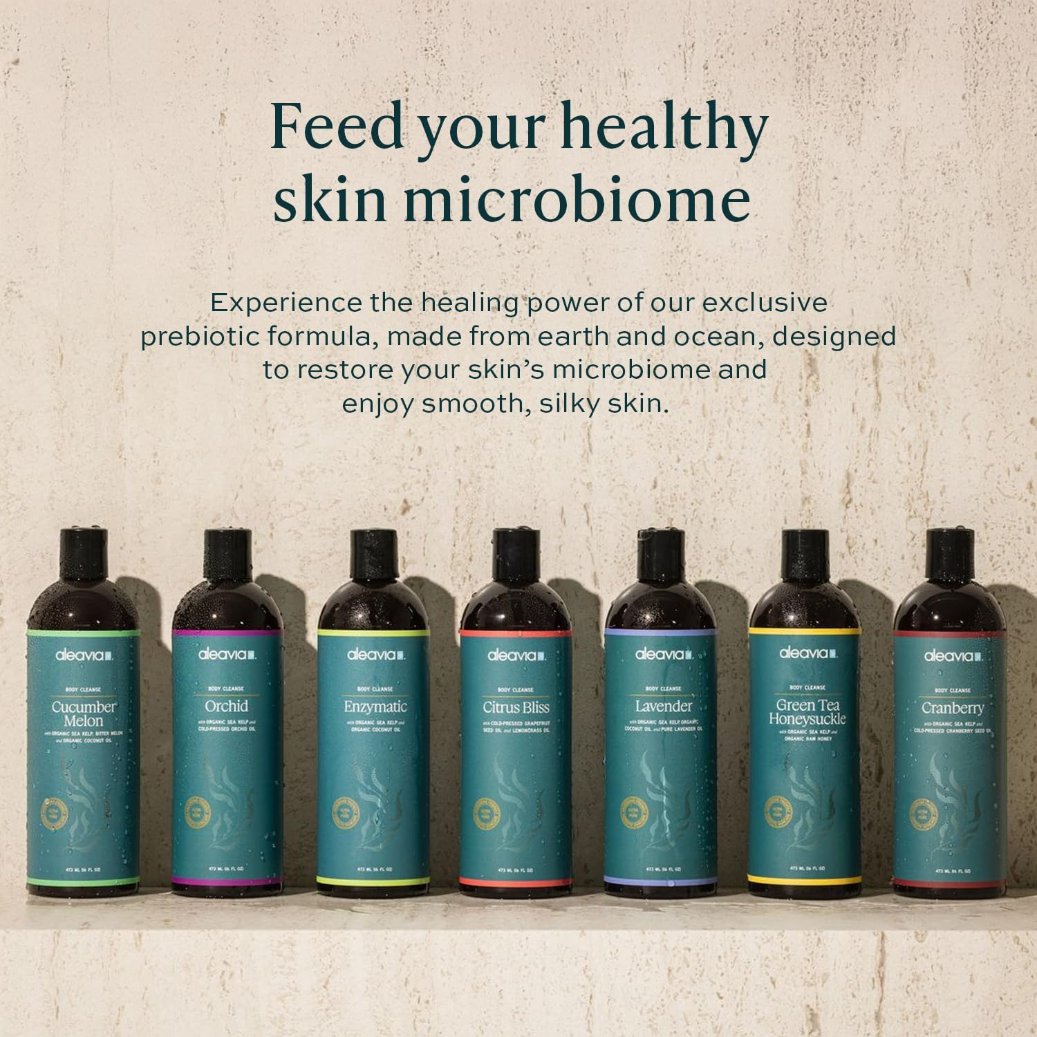 Aleavia Body Cleanse &ndash; Organic & All-Natural Prebiotic Body Wash &ndash; Fragrance-Free and Sulfate-Free Enzymatic Body Cleanser &ndash; 16 Oz. image number 5