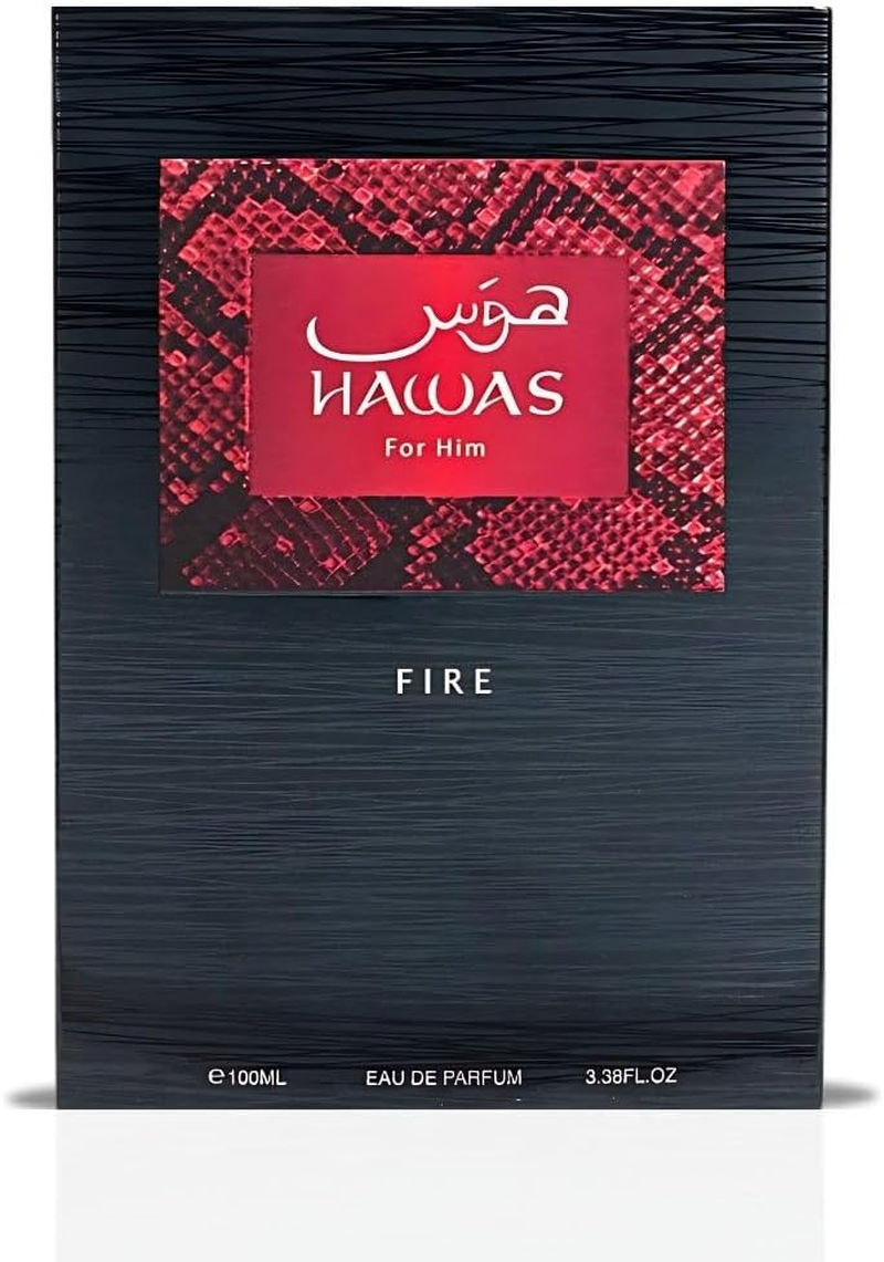 RASASI Hawas Fire for Him Eau De Parfum Spray 100ML (3.4 OZ) Ignite Your Inner Passion with a Bold and Fiery Essence&mdash;Experience a Long Lasting & Luxurious Masculine Scent image number 5