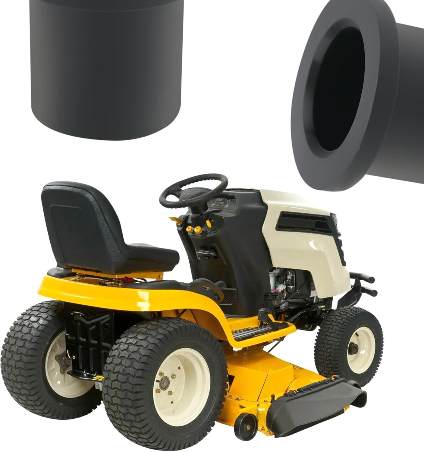 OTOTEC 8Pcs Flange Bushing Replacement Part 741-0487C 941-0487A 741-0313 741-0487 Compatible with Cub Cadet Compatible with MTD image number 4