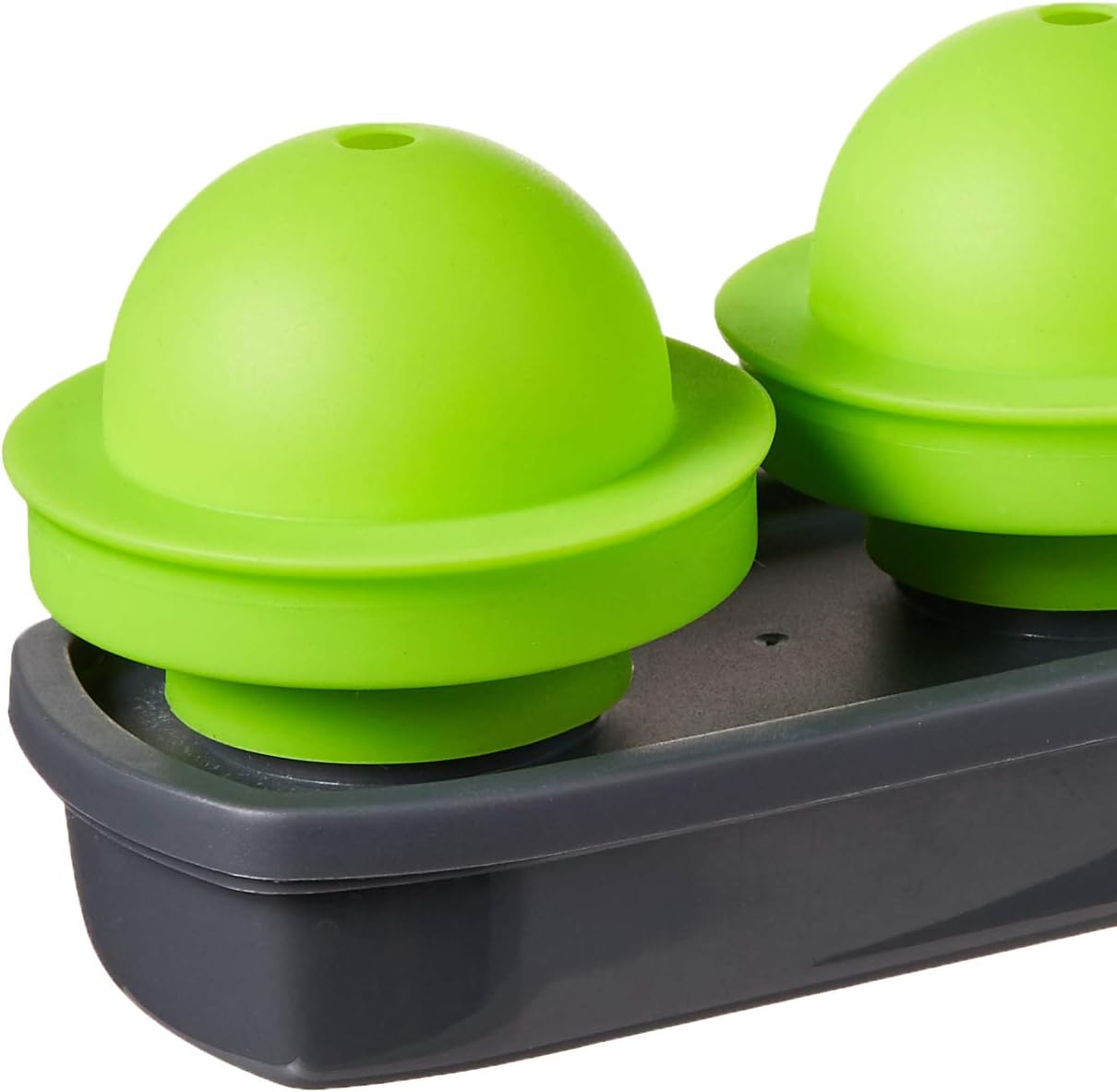 Tovolo Seamless Sphere Ice System, Compact, 2.5 Inch Crystal Clear Spheres - Set of 4 Molds,Black image number 5