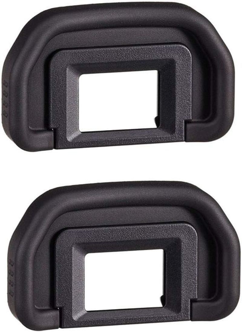 80D Eyecup Eyepiece Viewfinder Compatible for Canon EOS 90D 80D 70D 60D 50D 40D 20D 5DII 6DII Camera, Replaces EB Eyecup (2 Pack)
