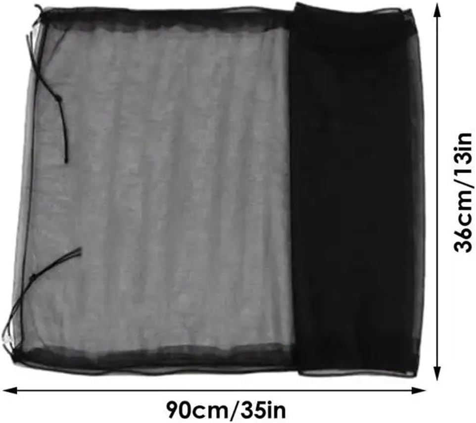 Zqnaznfdelarge Bird Cage Cover, Bird Cage Mesh Net Cover 2Pcs Adjustable Elastic Nylon Mesh Birdcage Cover with Drawstring Birdseed Parrot Cage(Blue) image number 4