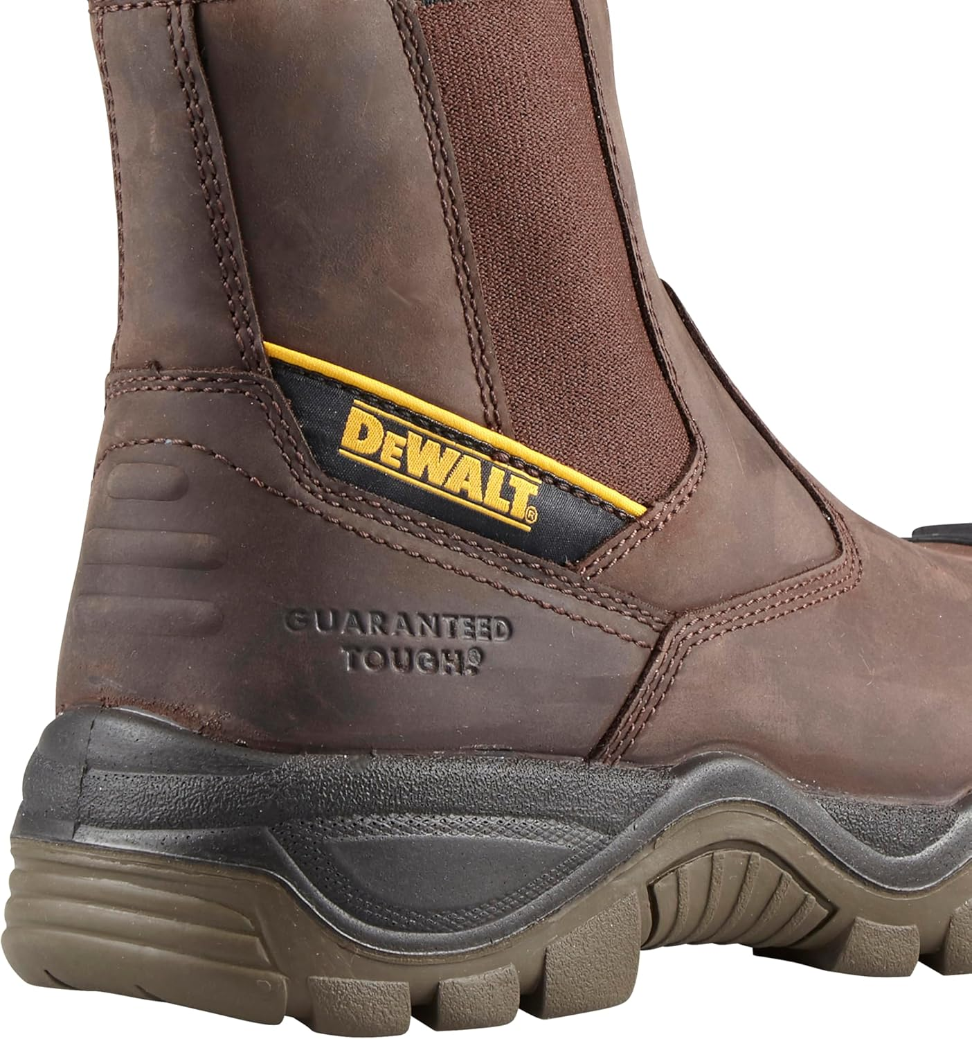 Dewalt Hunter Safety Boots - Safety Steel Toe Cap Boots with Waxed Crazy Horse Leather Upper and Comfort Insole - Non Slip Ankle Work Boots image number 4