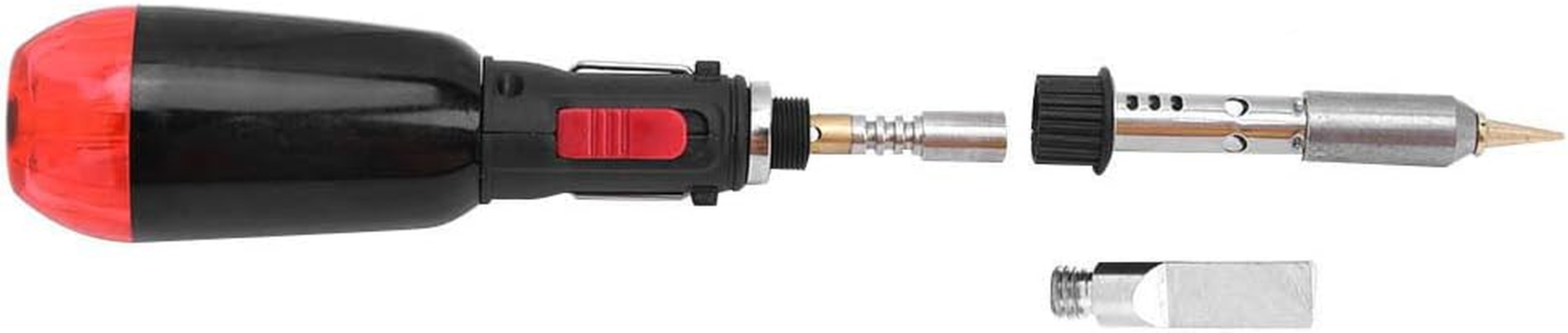 EVTSCAN 5 Inch Portable Butane Gas Soldering Iron, with 4 Tips Kit, 12 Ml Refillable Tank Capacity, Quick Heat-Up Time, up to 1300&deg;C Flame Temperature, for Electronics Circuit Boards image number 5