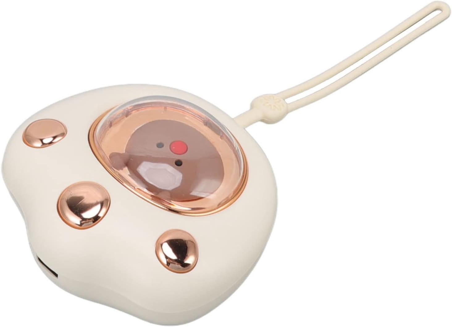 Hand Warmers, Cute Cat Claw Hand Warmer Convenient Warm Baby Night Light Hand Warmer USB Charging Electric Heater image number 3