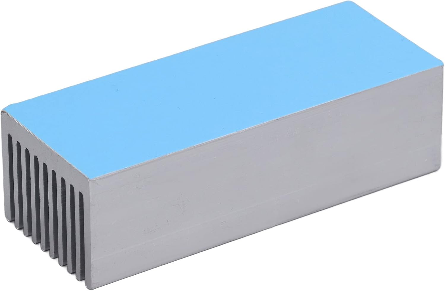 Cooling Fins, Corrosion Resistant Aluminum Heatsink Large Area Compact Size Easy Installation for Electronic Chip Power Board (With Thermal Conductive Adhesive) image number 6