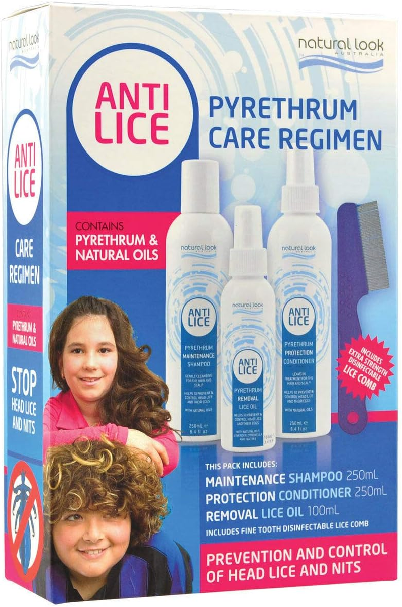 Natural Look anti Lice Pyrethrum Care Regimen Pack