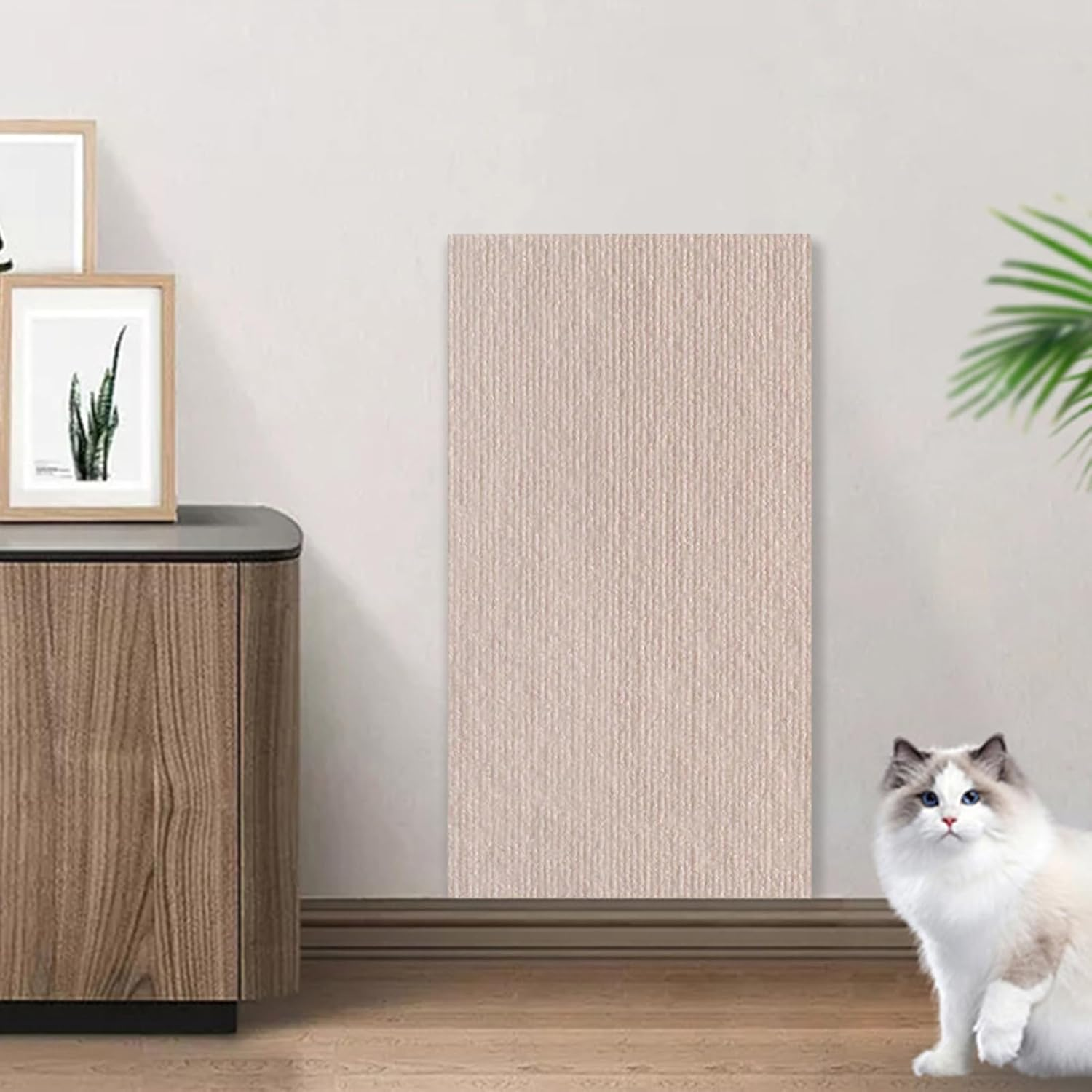Cat Scratch Mats | Trimmable Cat Mat Cratching Carpet - Flat Scratcher, Carpet Pad Replacement for Posts, Furniture, Tree Shelves, Wall image number 6
