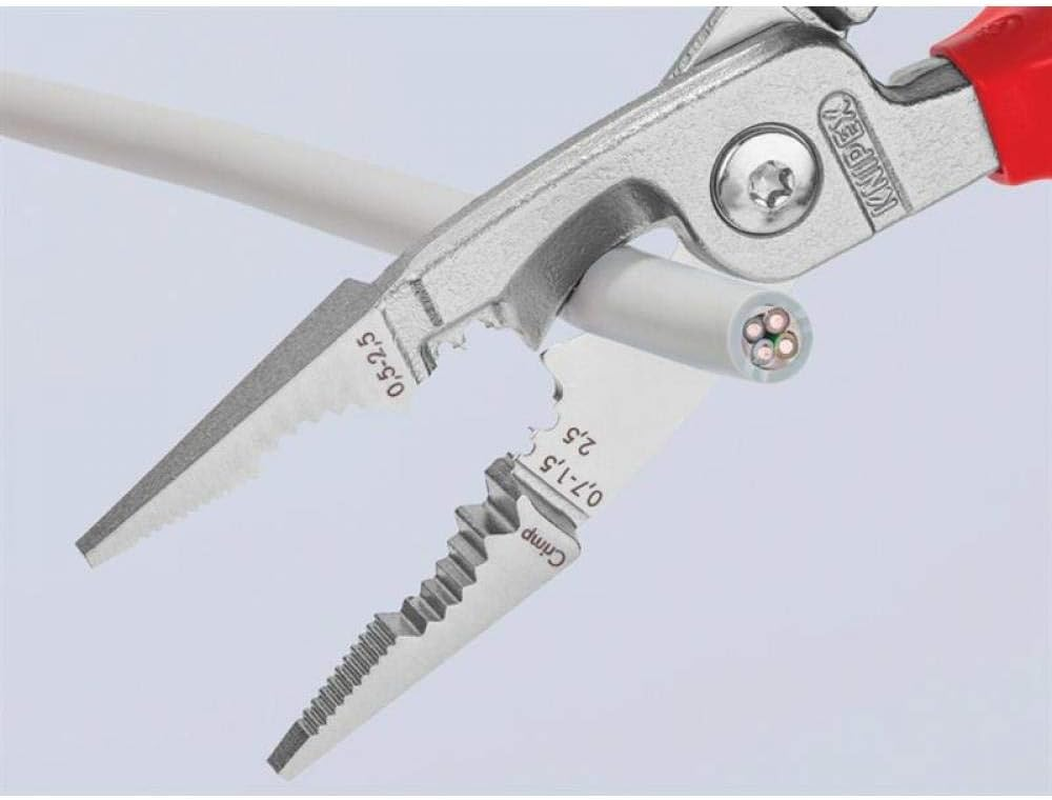 Knipex 1386200 1000V Insulated Electrical Installation Plier image number 4