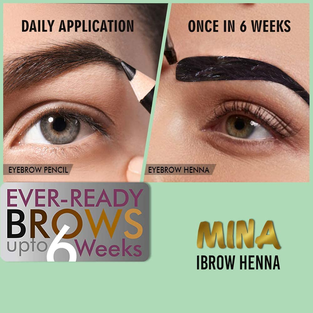 MINA Eyebrow Henna for Eyebrow Color and Tinting Kit- Blonde image number 4