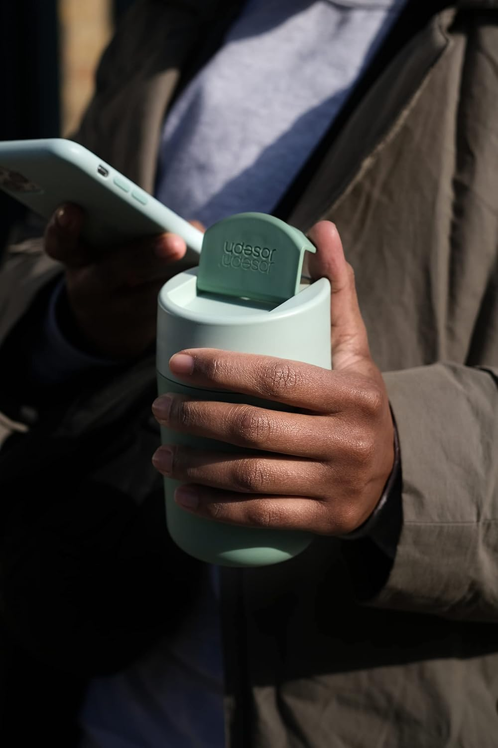 Joseph Joseph Sipp Hygienic,Travel Mug - 340 Ml (12 Fl. Oz), Green image number 2