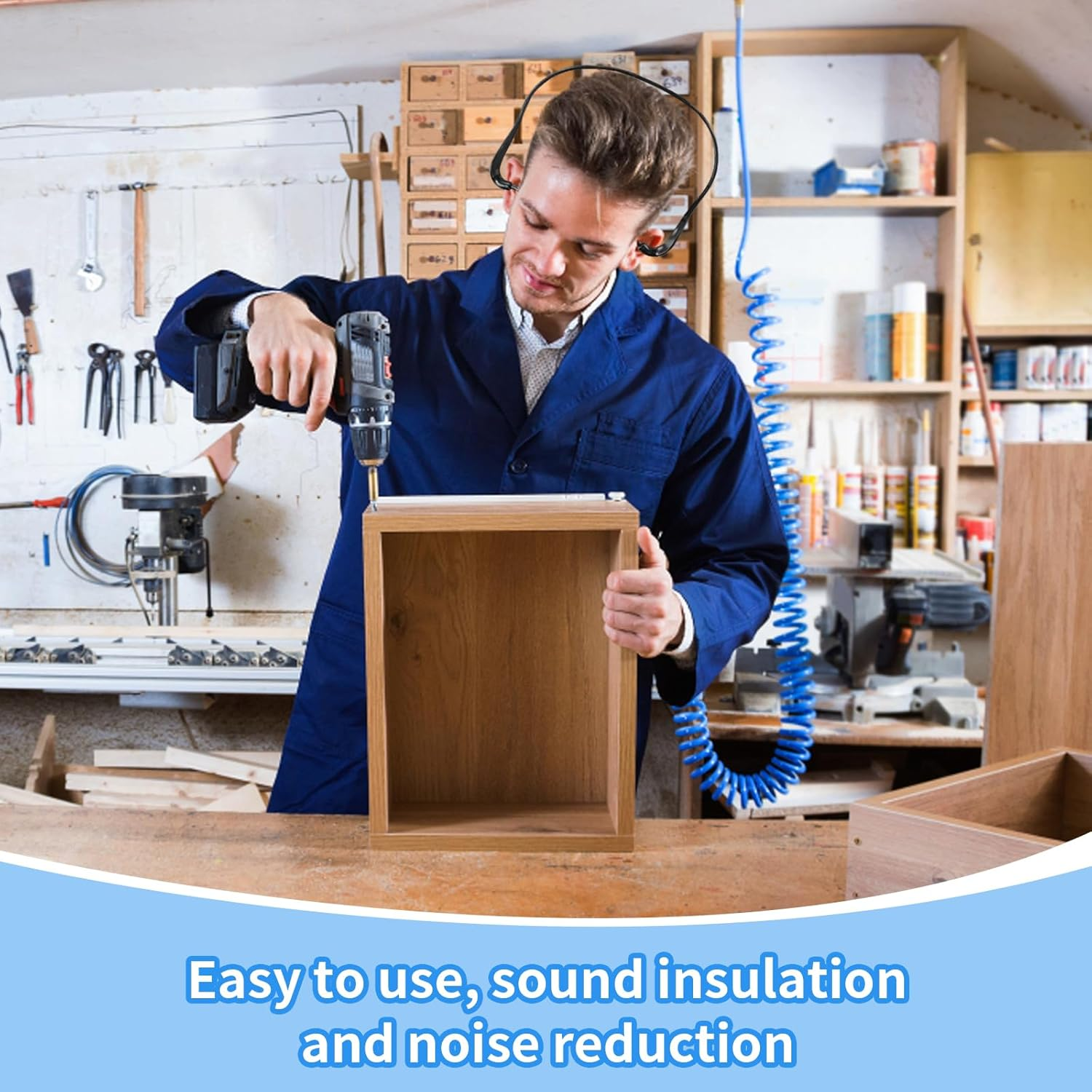 Head-Mounted Earplugs, Caps Banded Earplugs, 10Pcs Silicone Earplug, Reusable & Soundproof Comfortable Fit Ideal for Sleep, Work, Construction Sites Automotive Environments image number 4