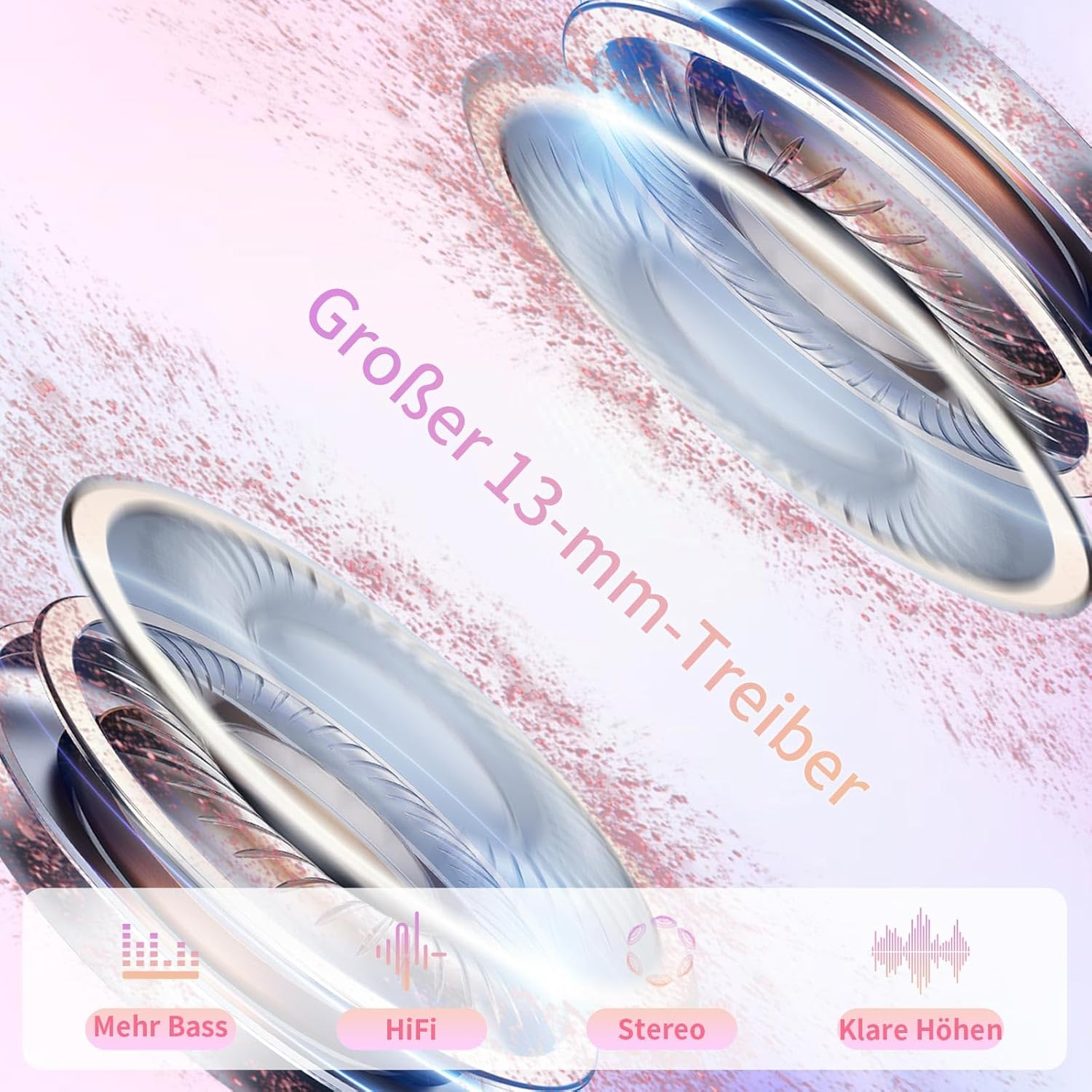 EXZHIG Bluetooth Headphones, Wireless Bluetooth 5.4 Headphones image number 1