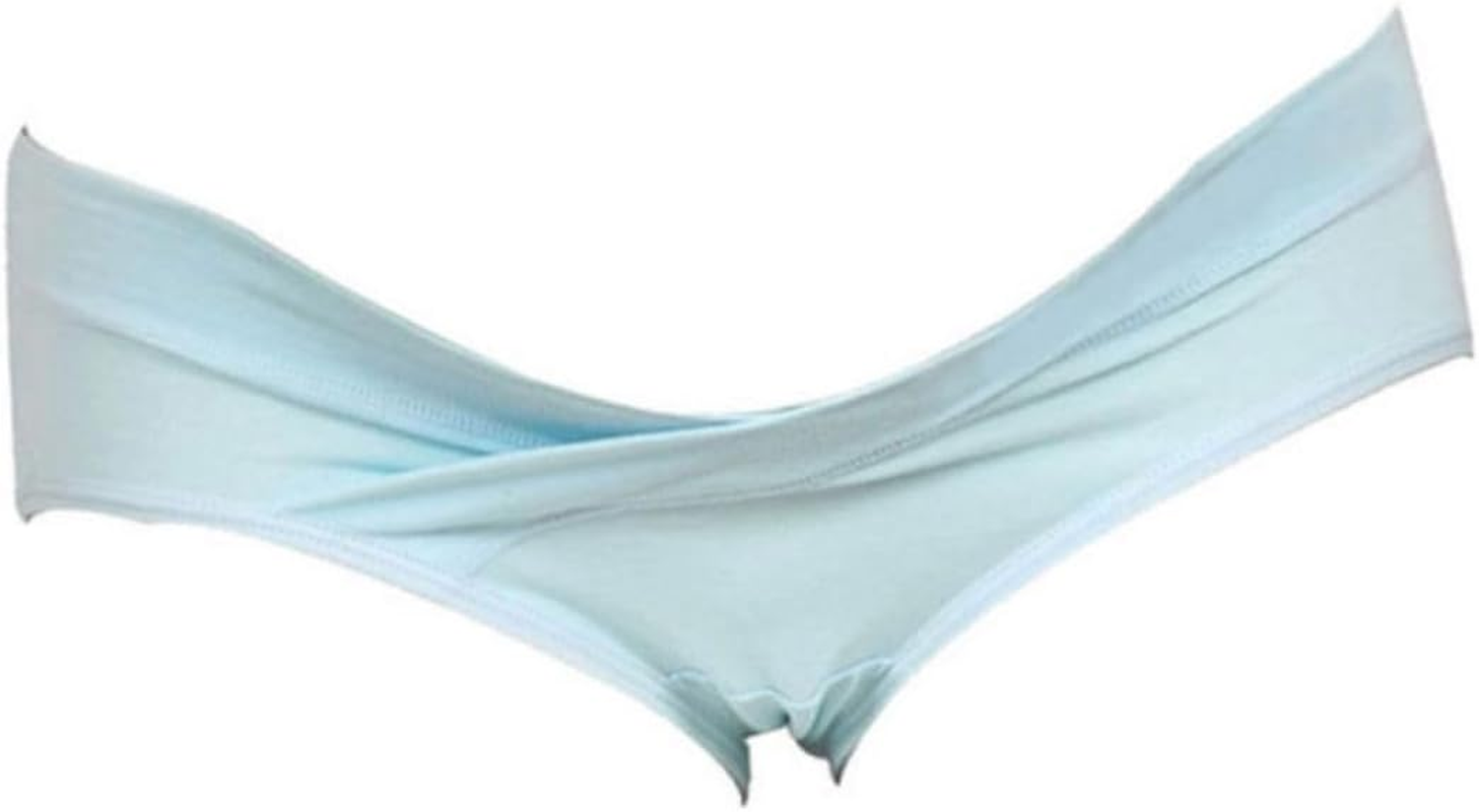 Ciieeo Low Waist Cotton Maternity Panties for Pregnant Women Purple Stretchy Breathable Underwear for Comfort under Bump Maternity Underwear for Growing Bump
